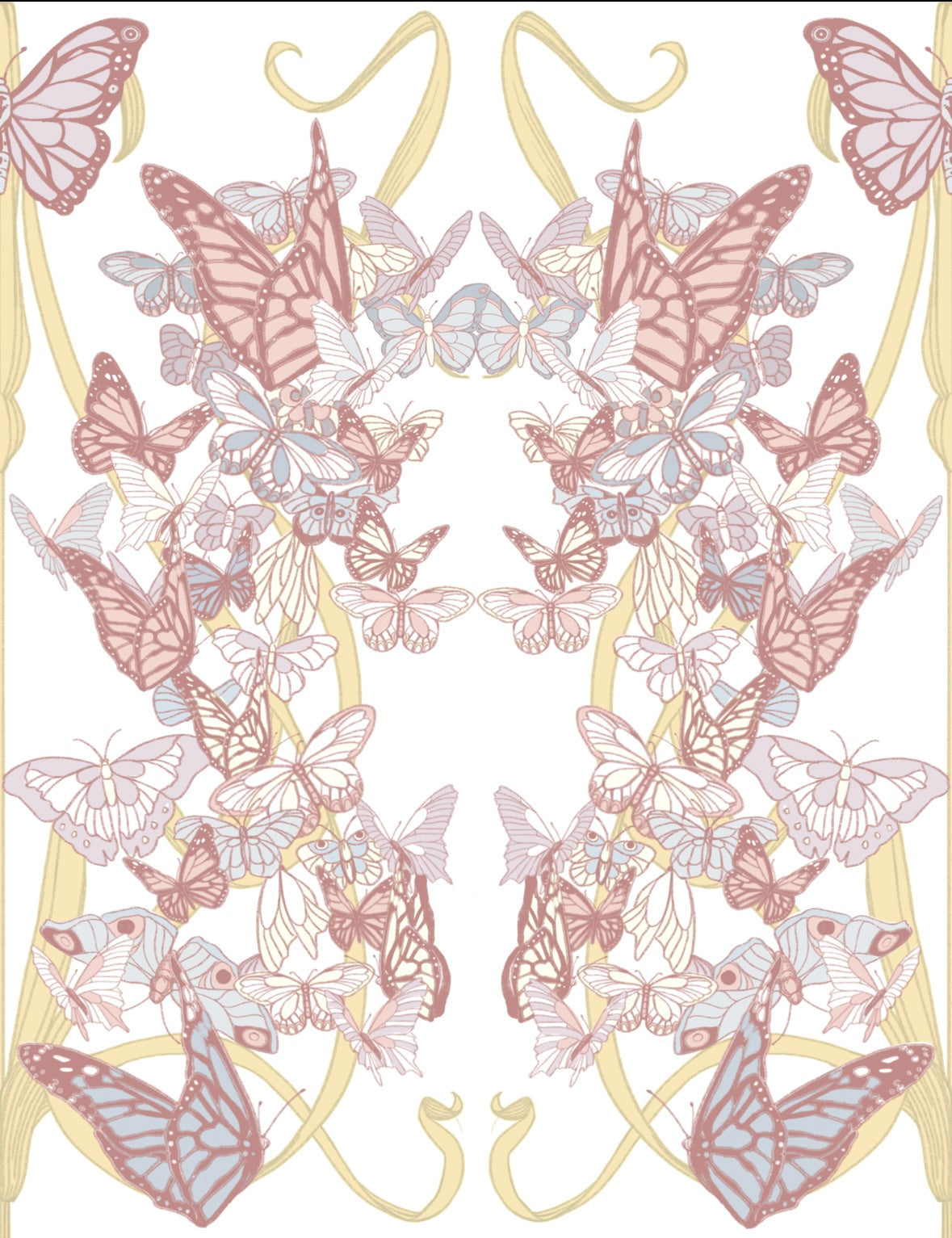 Pareo in chiffon stampato Clara Aestas