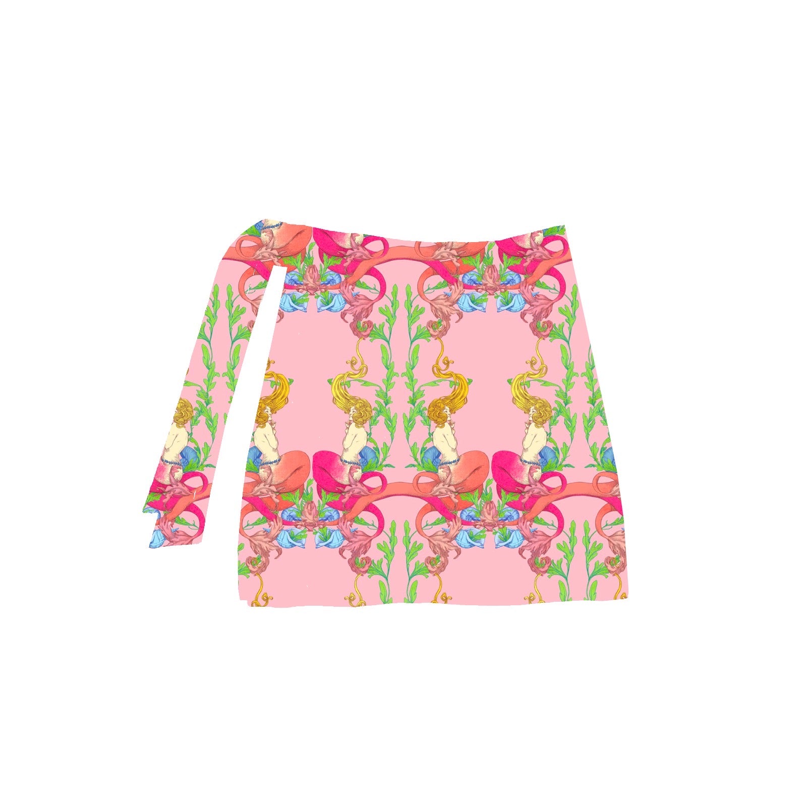 Pareo con disegno sirene Clara Aestas