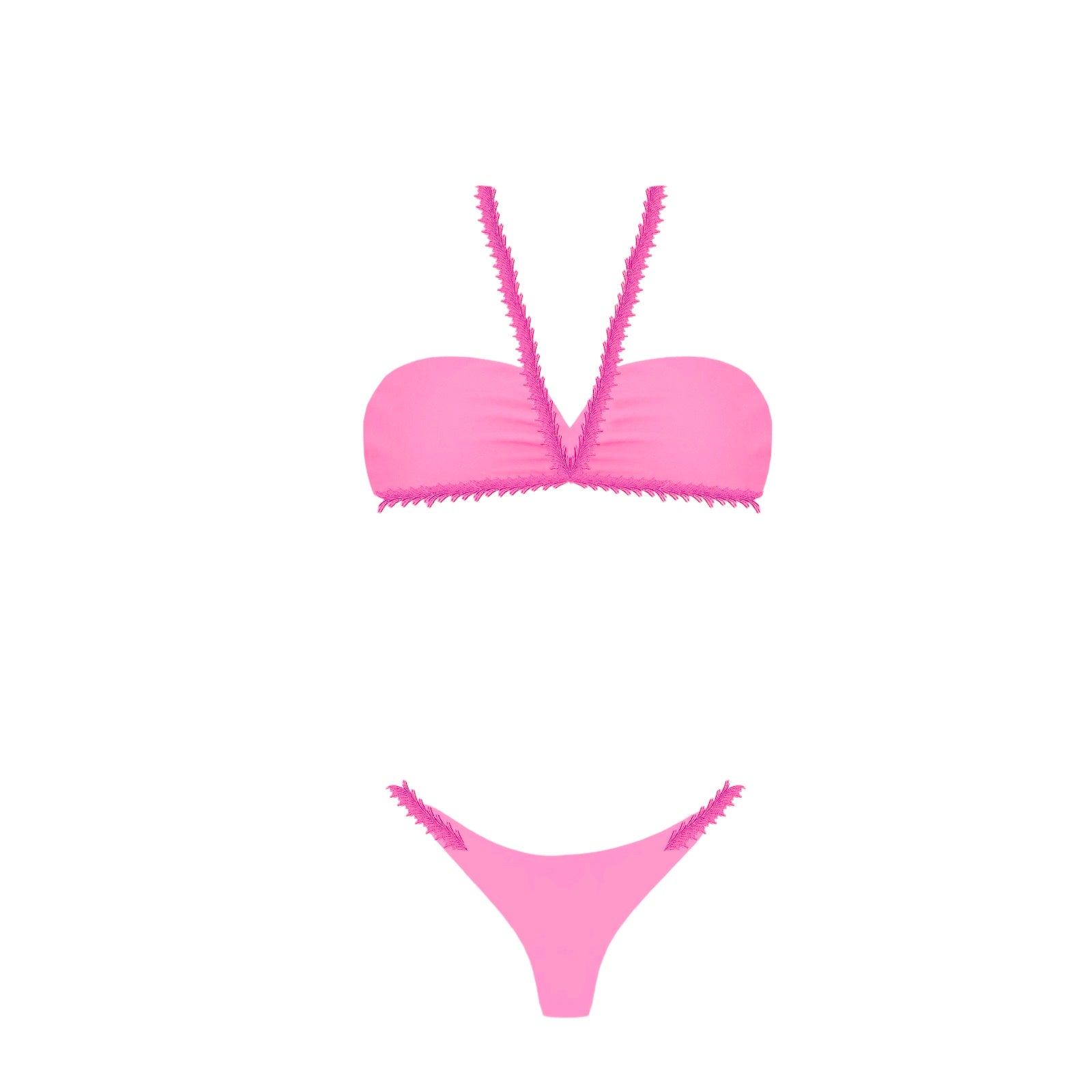 Butterfly bikini con top a fascia Clara Aestas