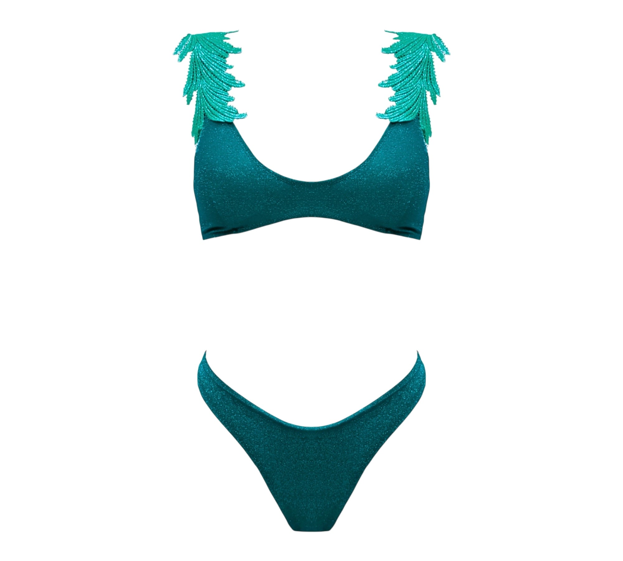 Bikini lurex Angel con top bralette Clara Aestas