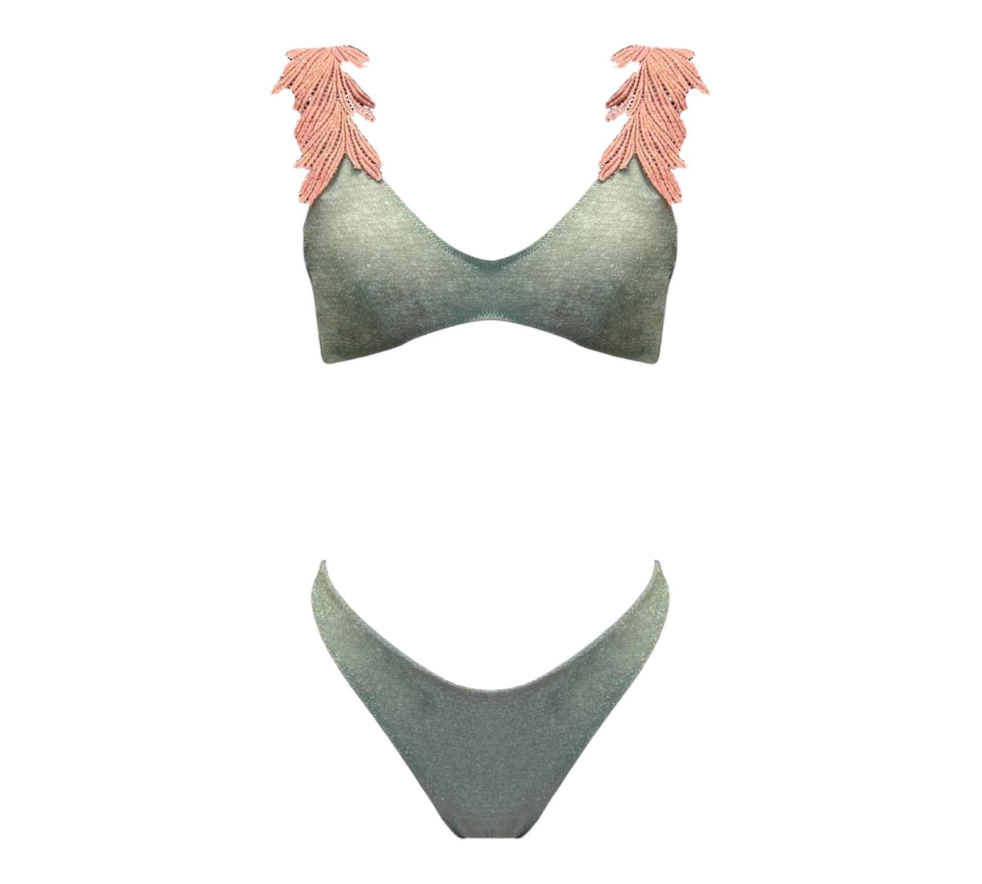 Bikini lurex Angel con top bralette Clara Aestas