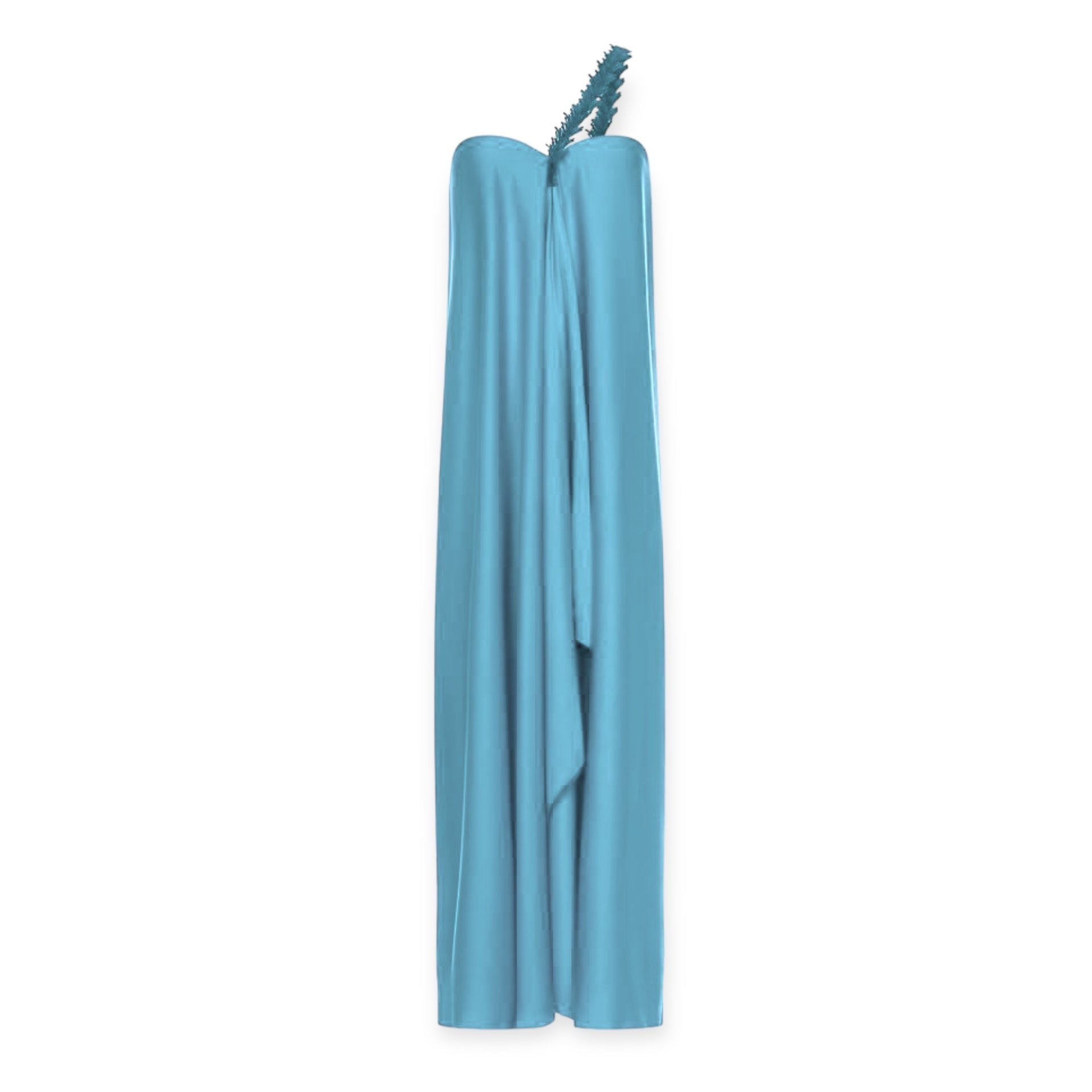 Eneide abito lungo satinato Clara Aestas