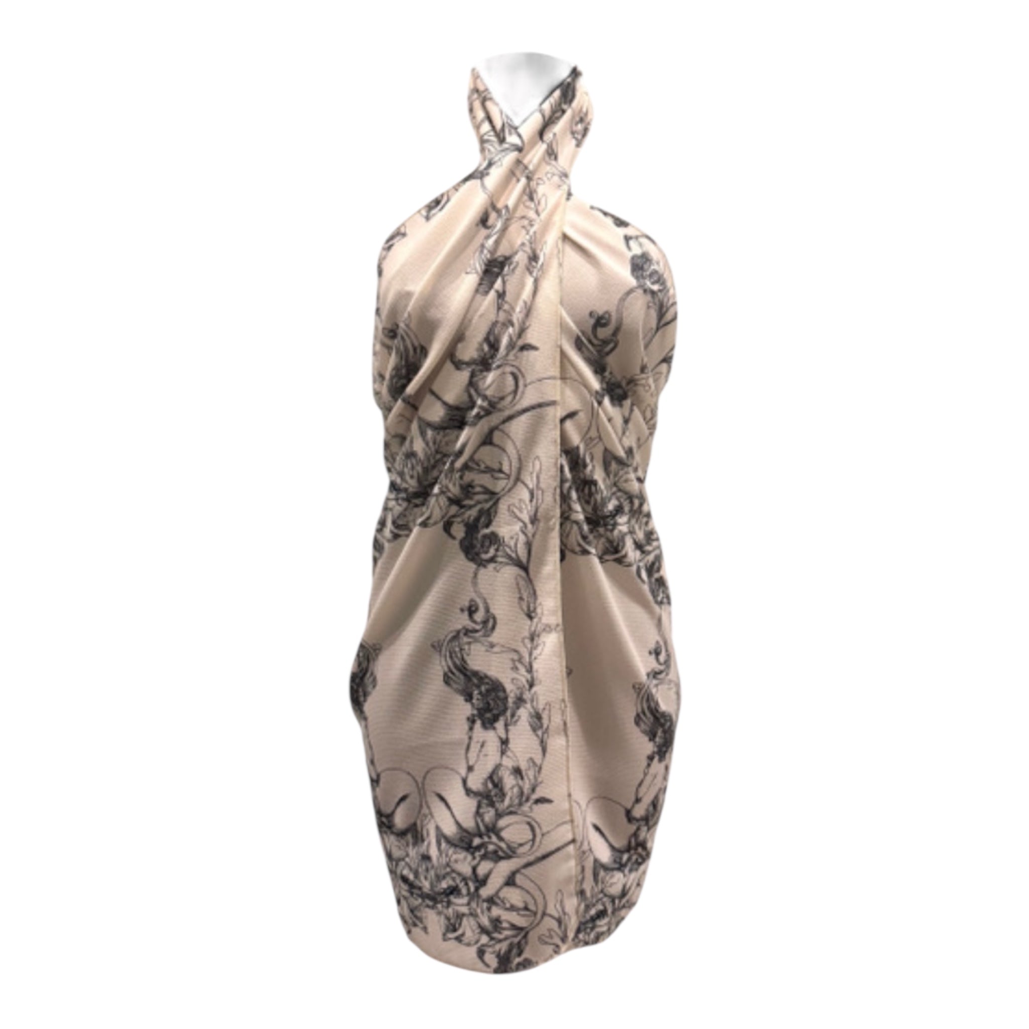 Pareo in chiffon stampato Clara Aestas