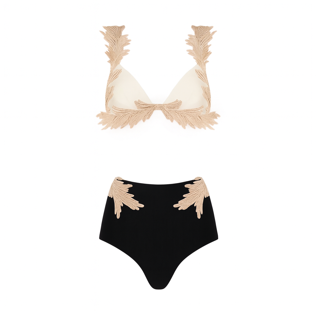 Bikini a vita alta con pizzo Clara Aestas