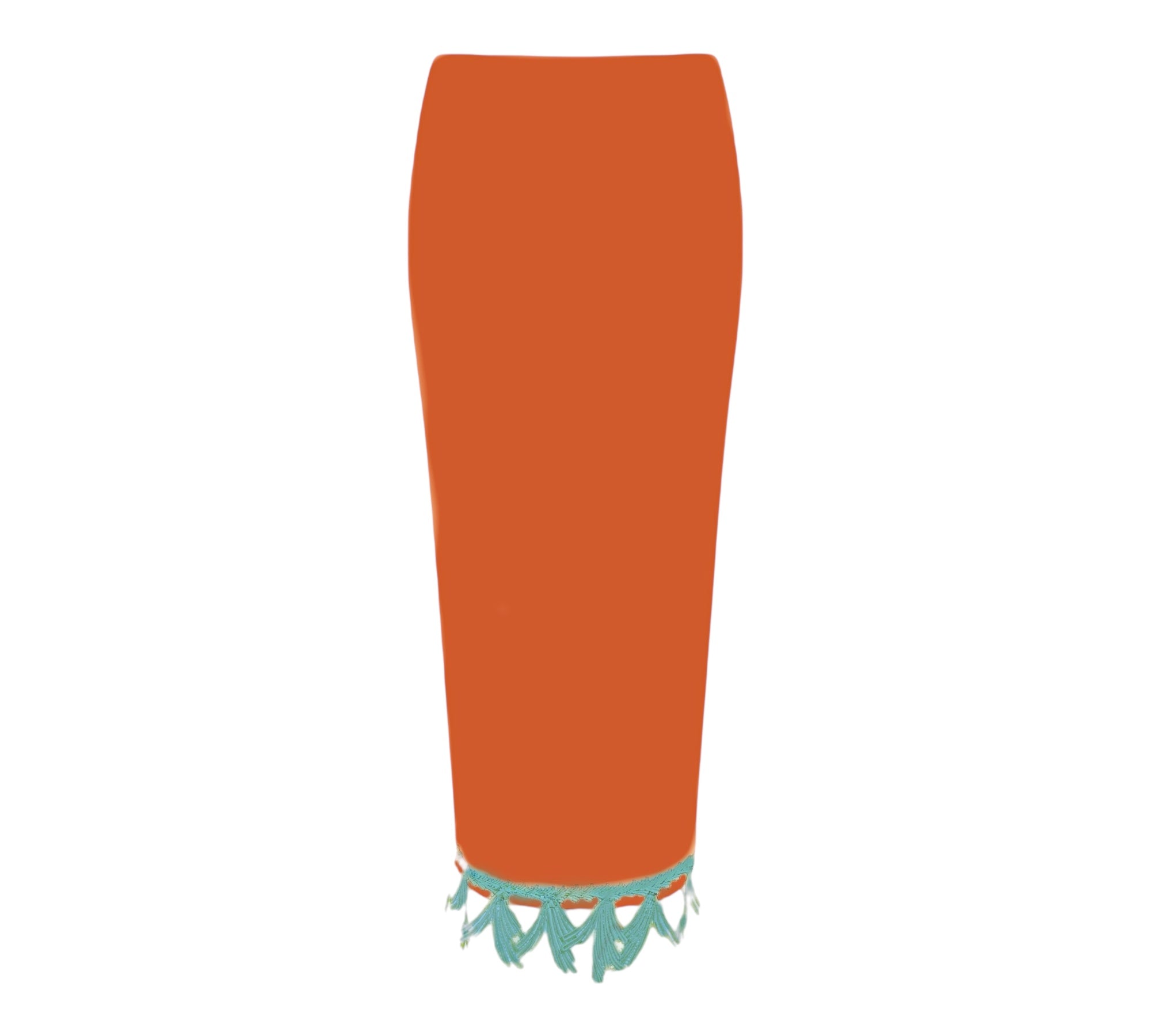 Gonna a tubino con pizzo Clara Aestas