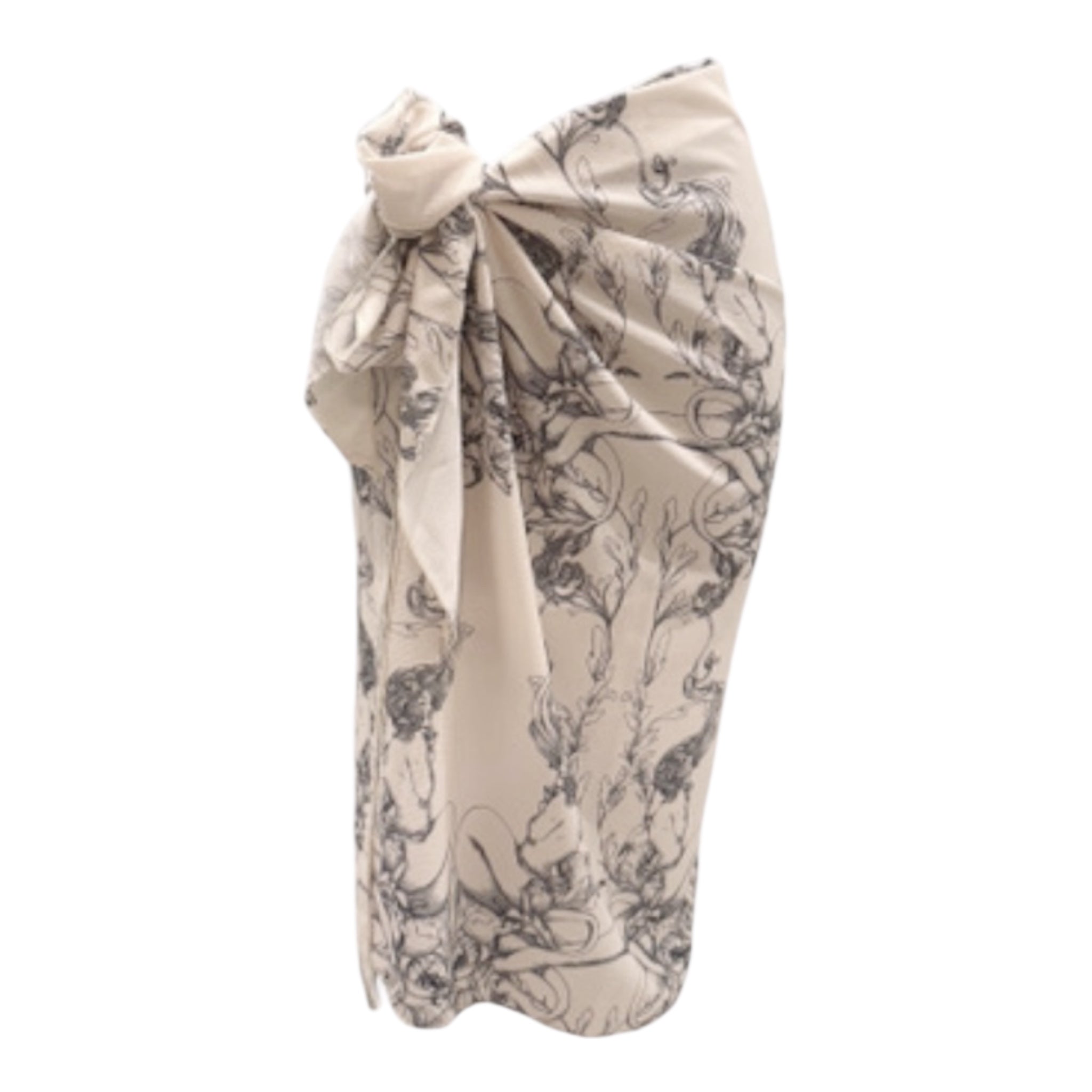 Pareo in chiffon stampato Clara Aestas