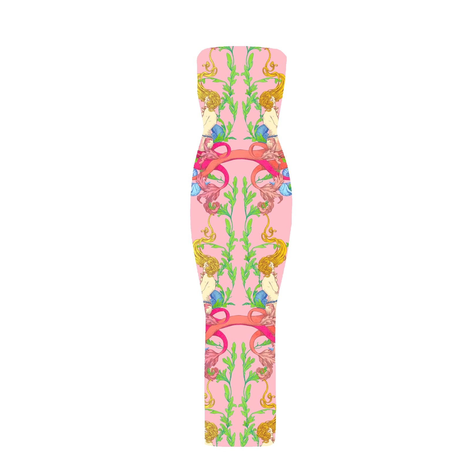 Abito tubino disegno sirene Clara Aestas