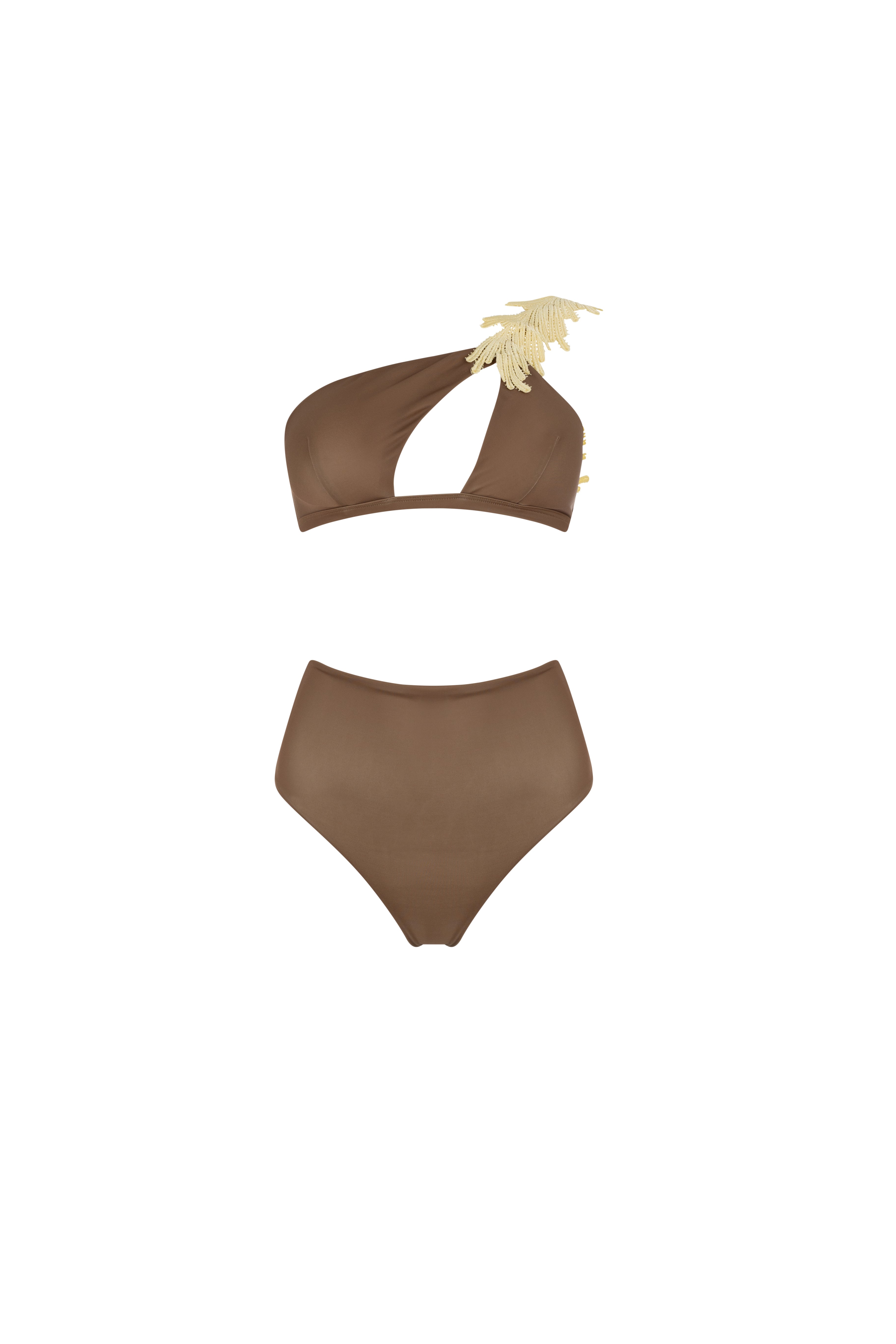 Bikini Monospalla con Pizzo Clara Aestas