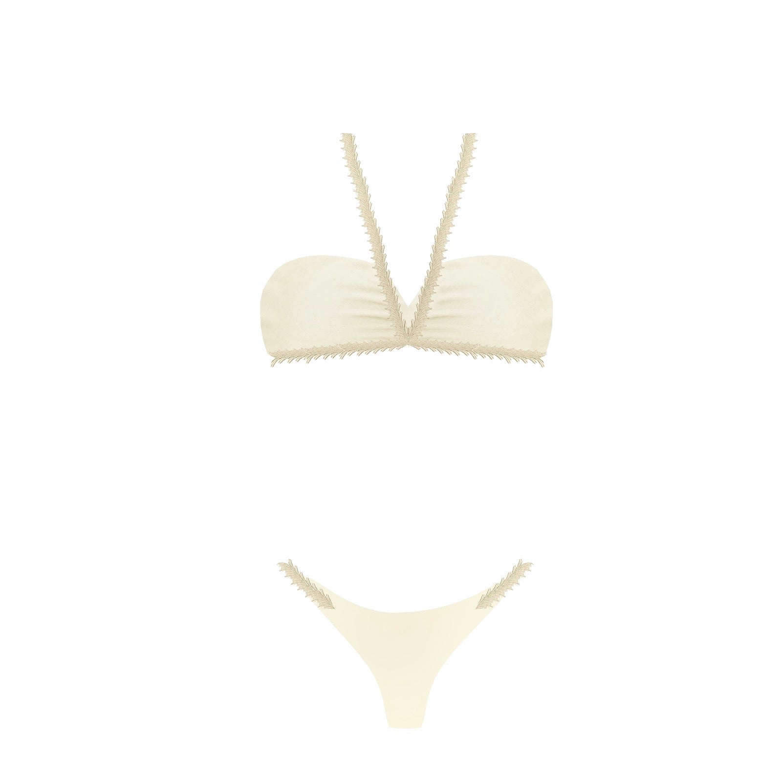 Butterfly bikini con top a fascia Clara Aestas