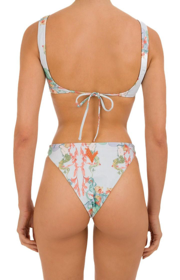 Bikini con top bralette fantasia Clara Aestas