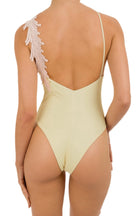 Costume da Bagno Intero Monospalla con Pizzo Clara Aestas
