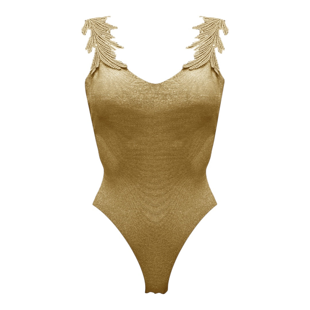 Costume intero in lurex Angel Clara Aestas