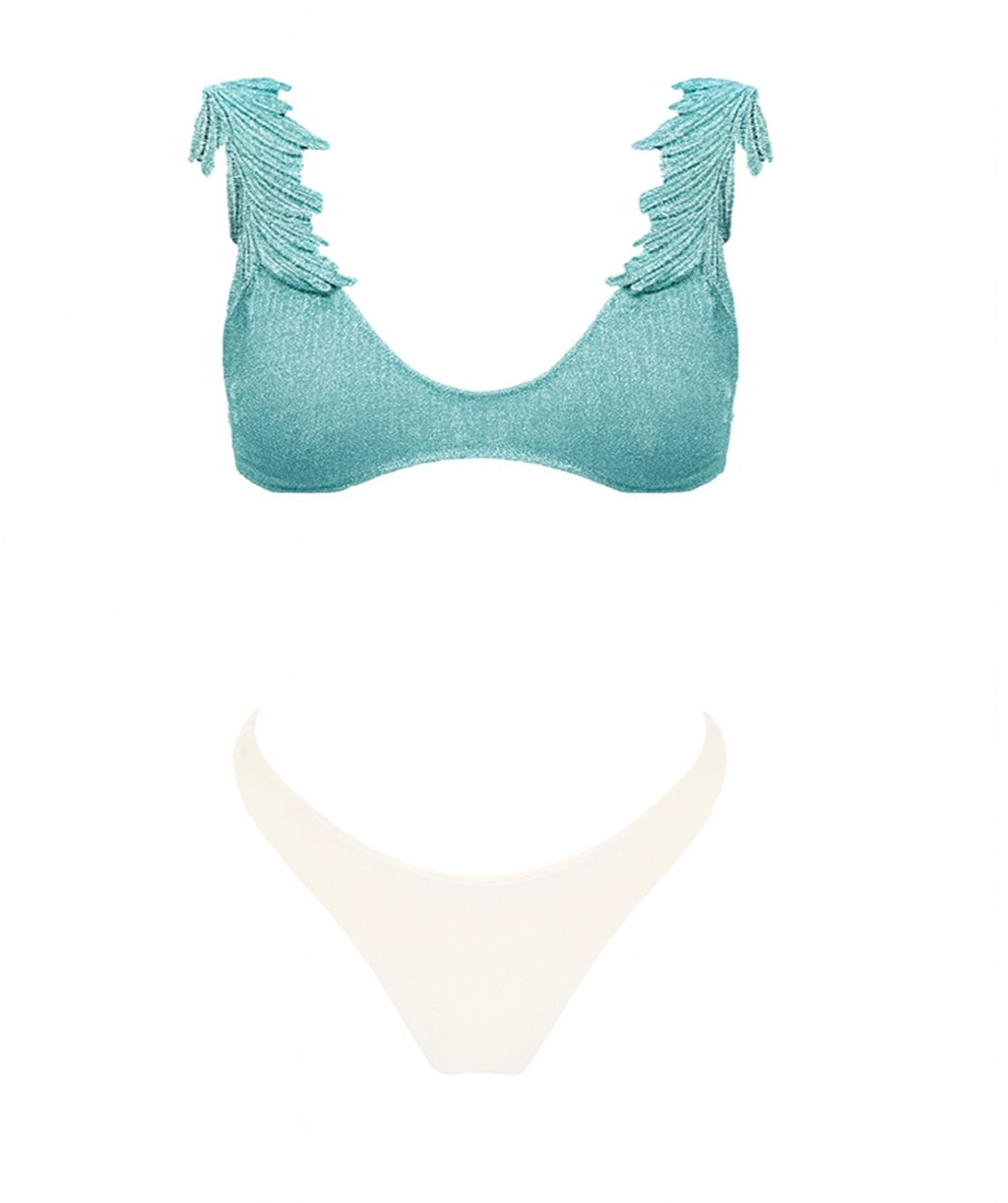 Bikini Bralette in lurex e lycra Clara Aestas