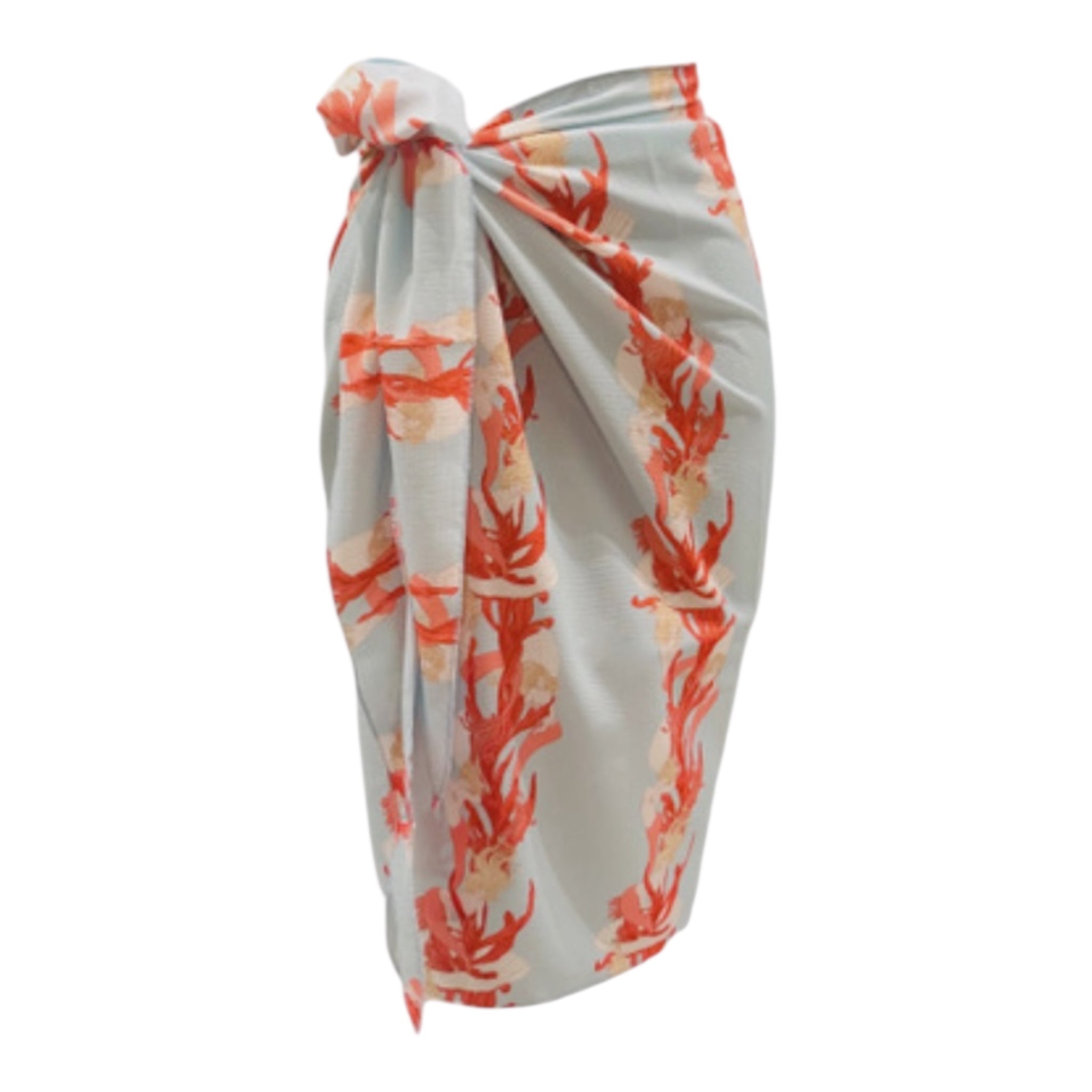 Pareo in chiffon stampato Clara Aestas