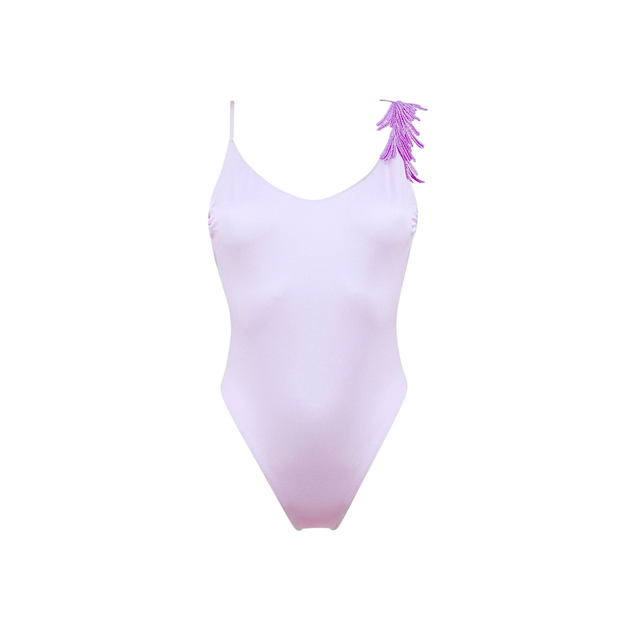 Swan costume intero con scollatura posteriore Clara Aestas