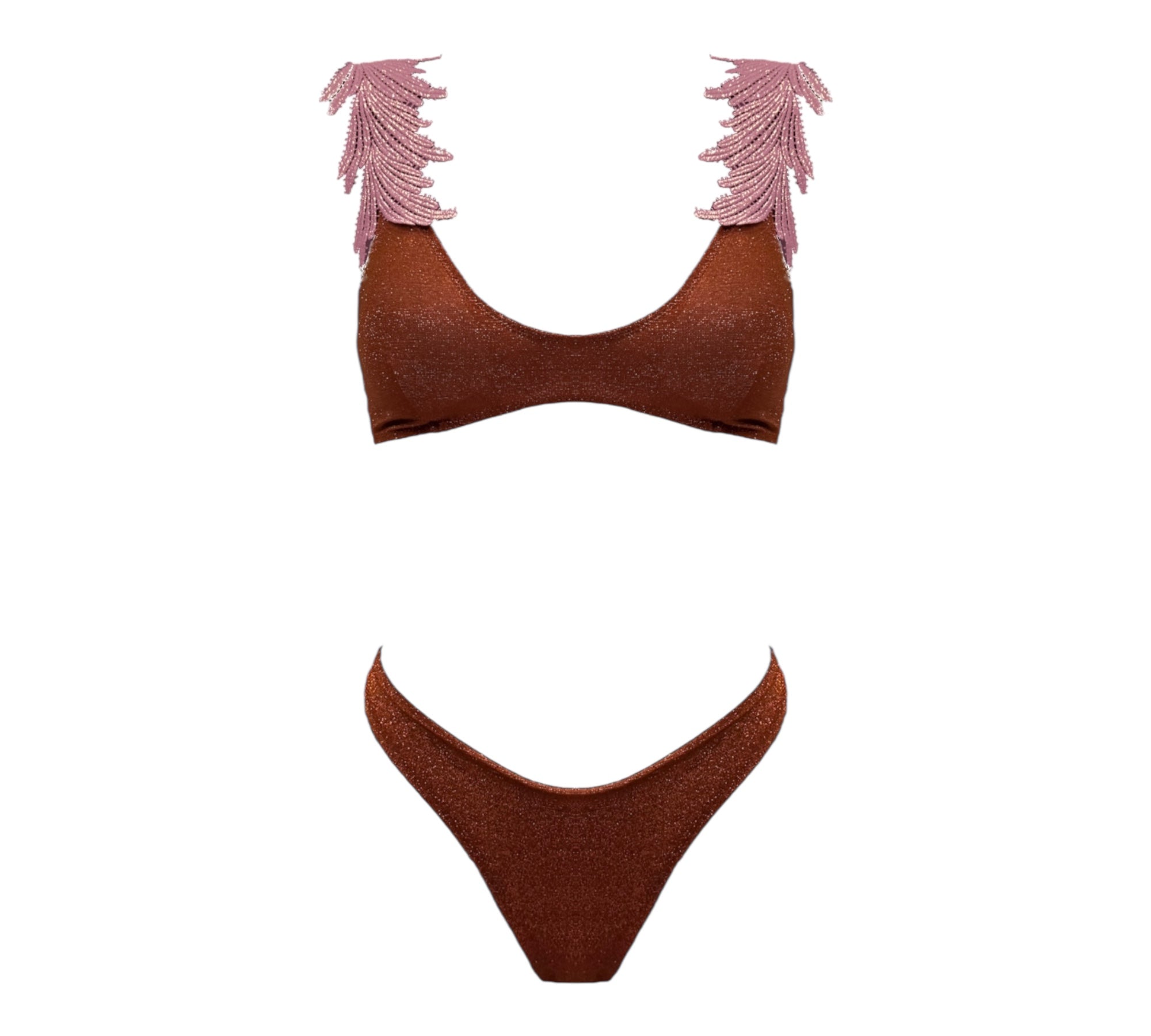 Bikini lurex Angel con top bralette Clara Aestas
