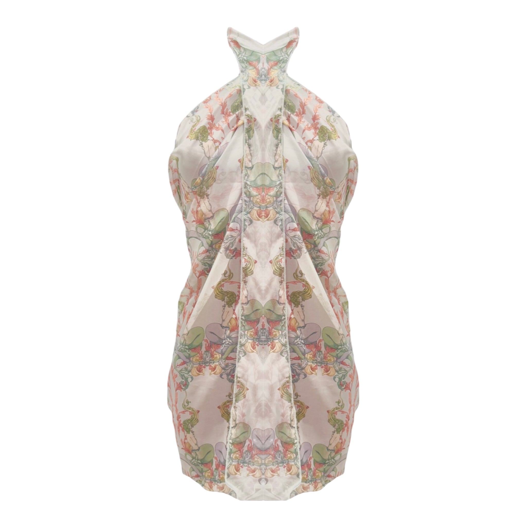 Pareo in chiffon stampato Clara Aestas