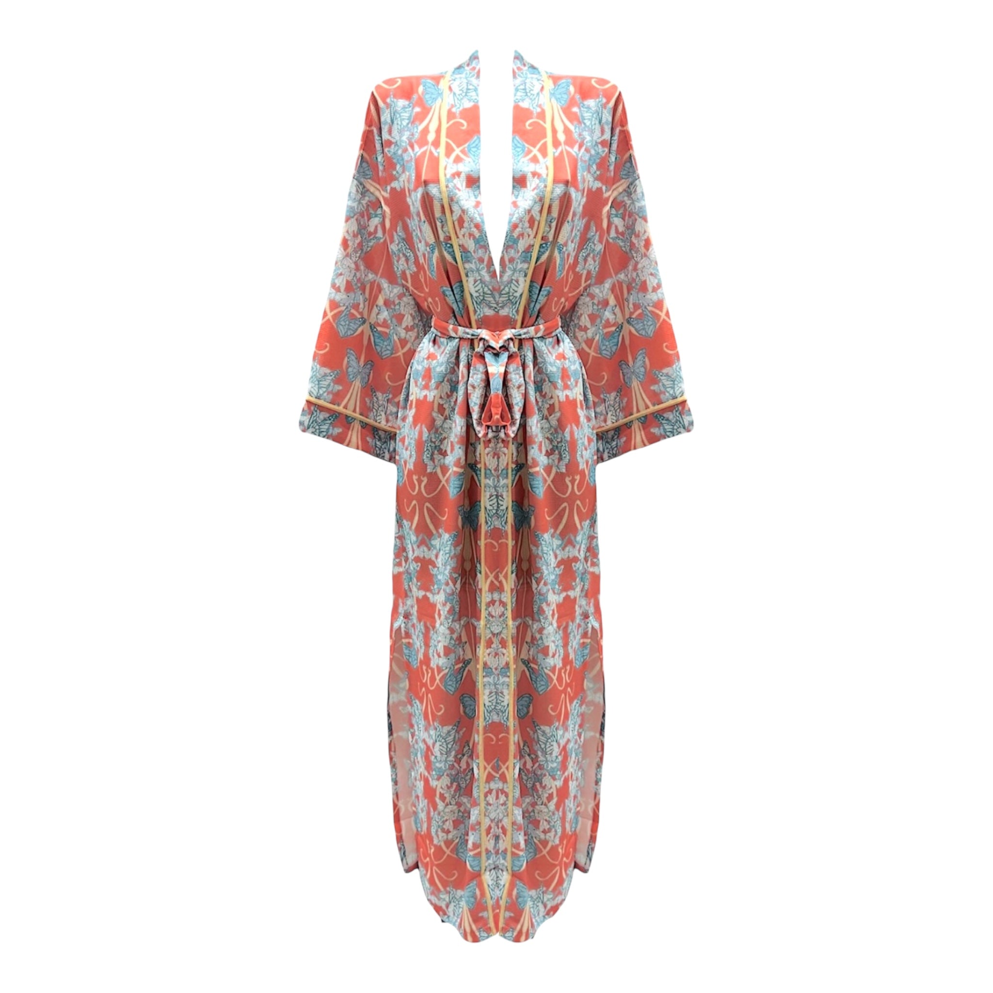 Kimono in chiffon fantasia Clara Aestas