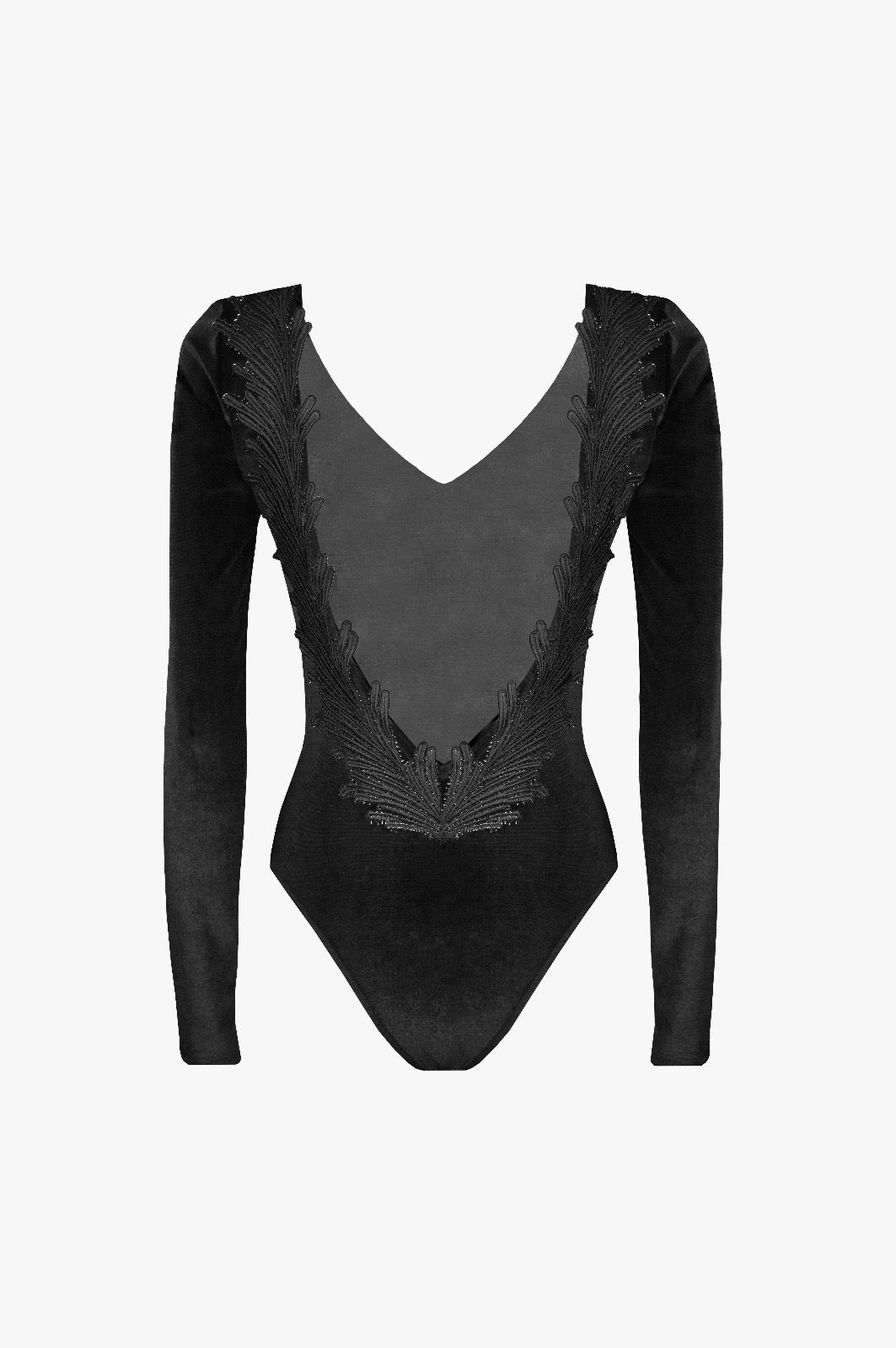 Body in Lycra con Pizzo Macramé Angel Clara Aestas