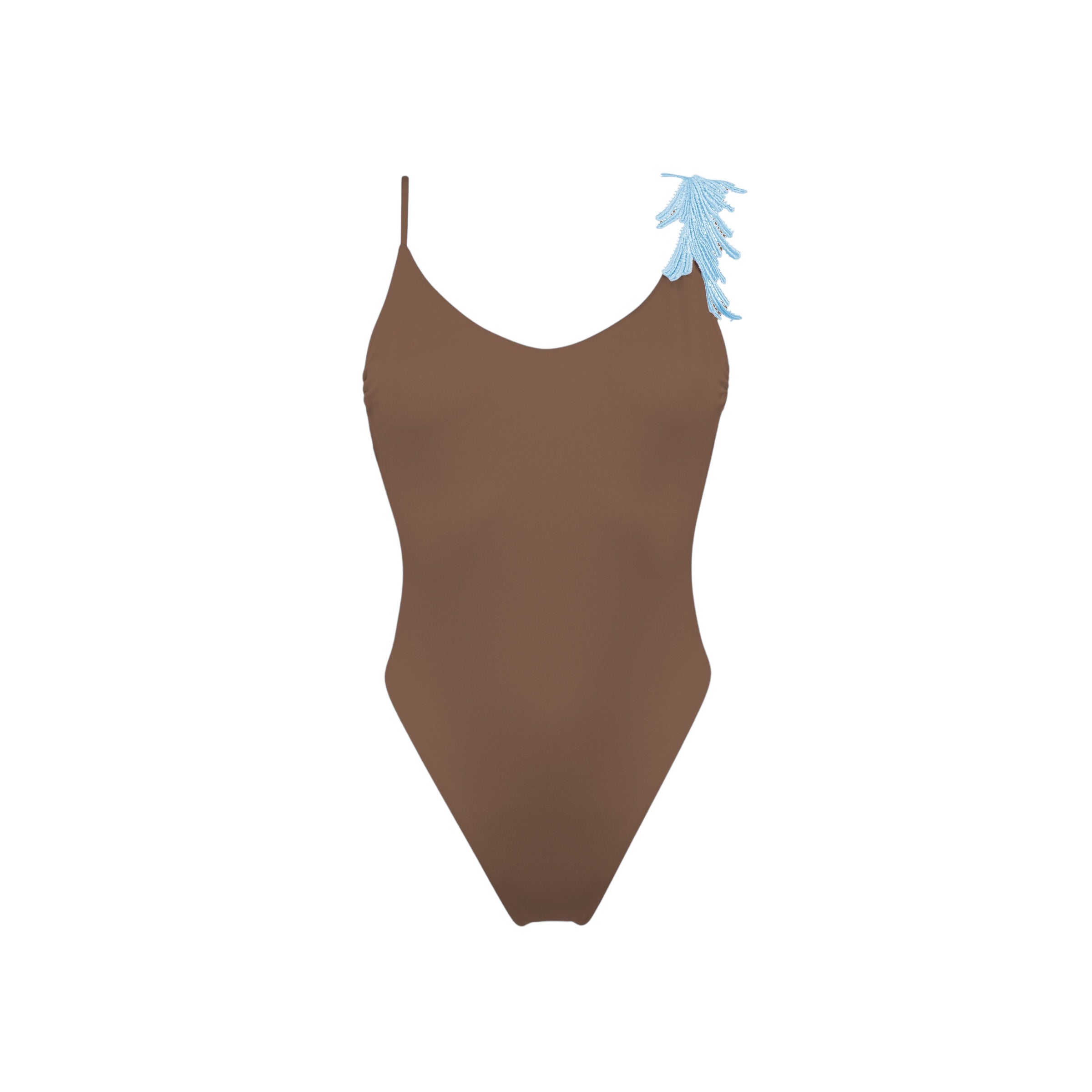 Swan costume intero con scollatura posteriore Clara Aestas