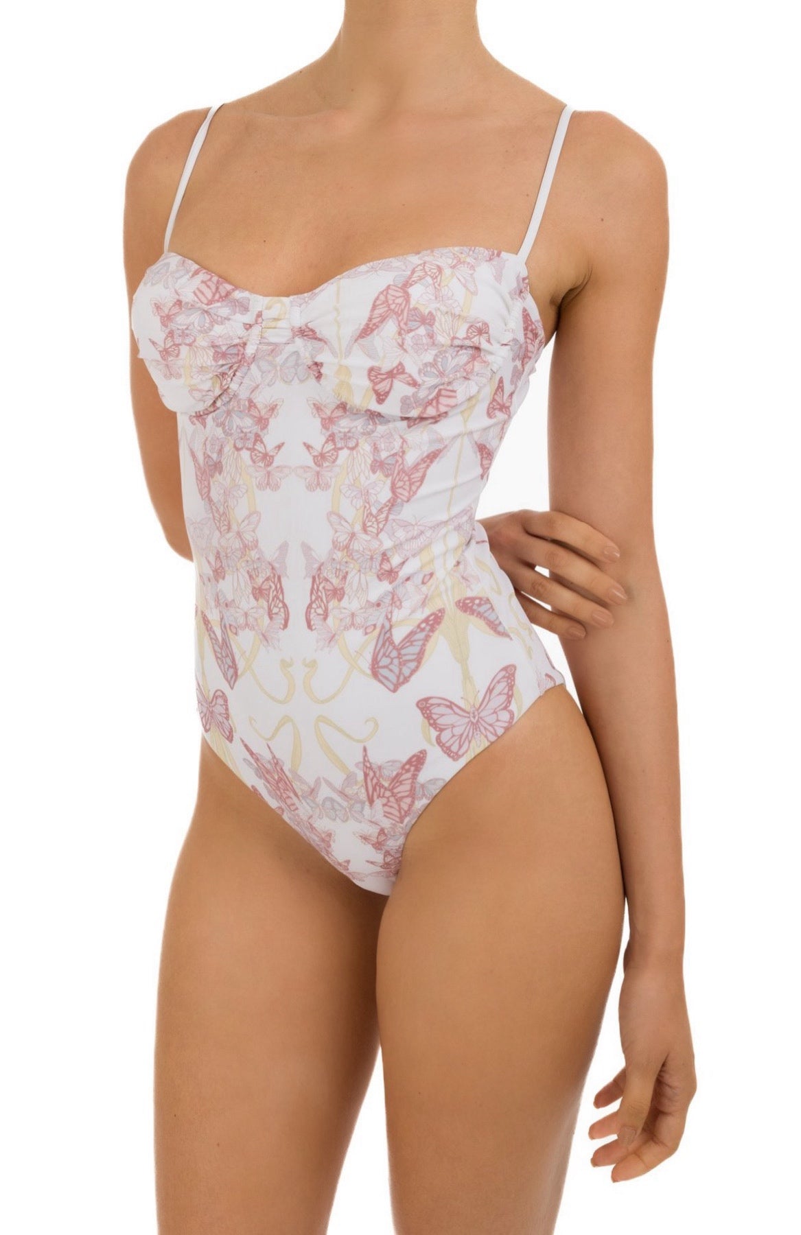 Costume intero fantasia farfalle Clara Aestas