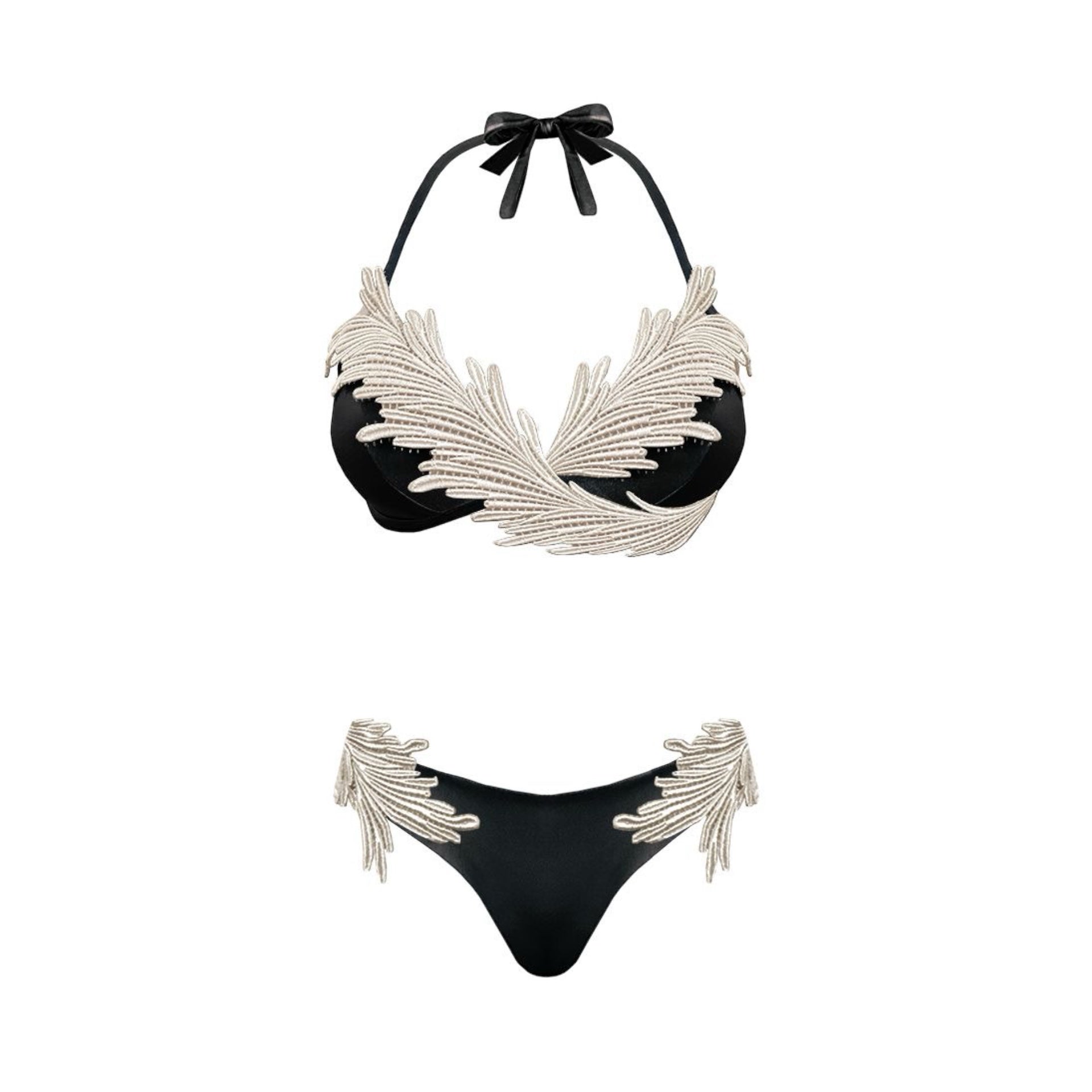 Flamingo bikini con top a triangolo Clara Aestas