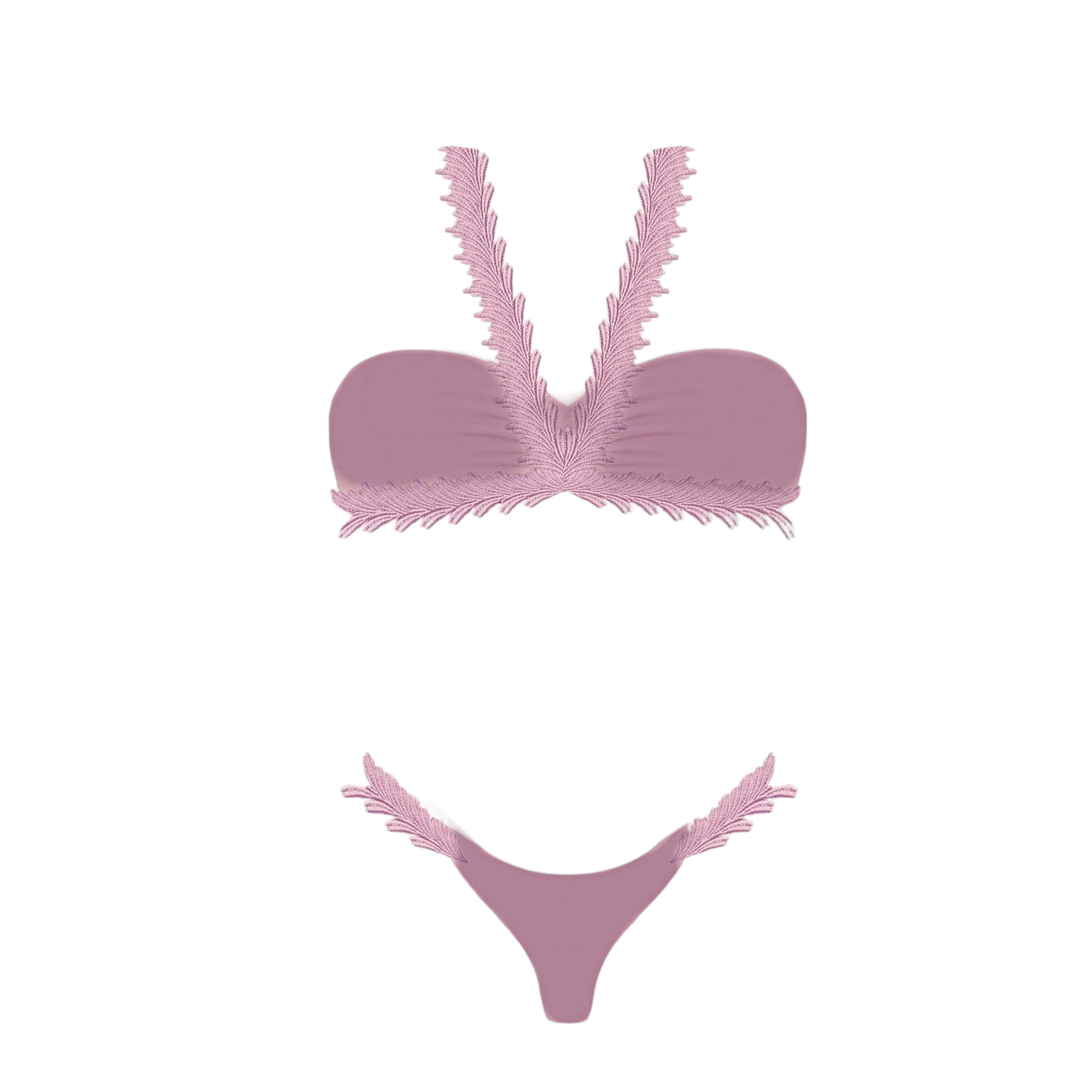 Butterfly bikini con top a fascia Clara Aestas