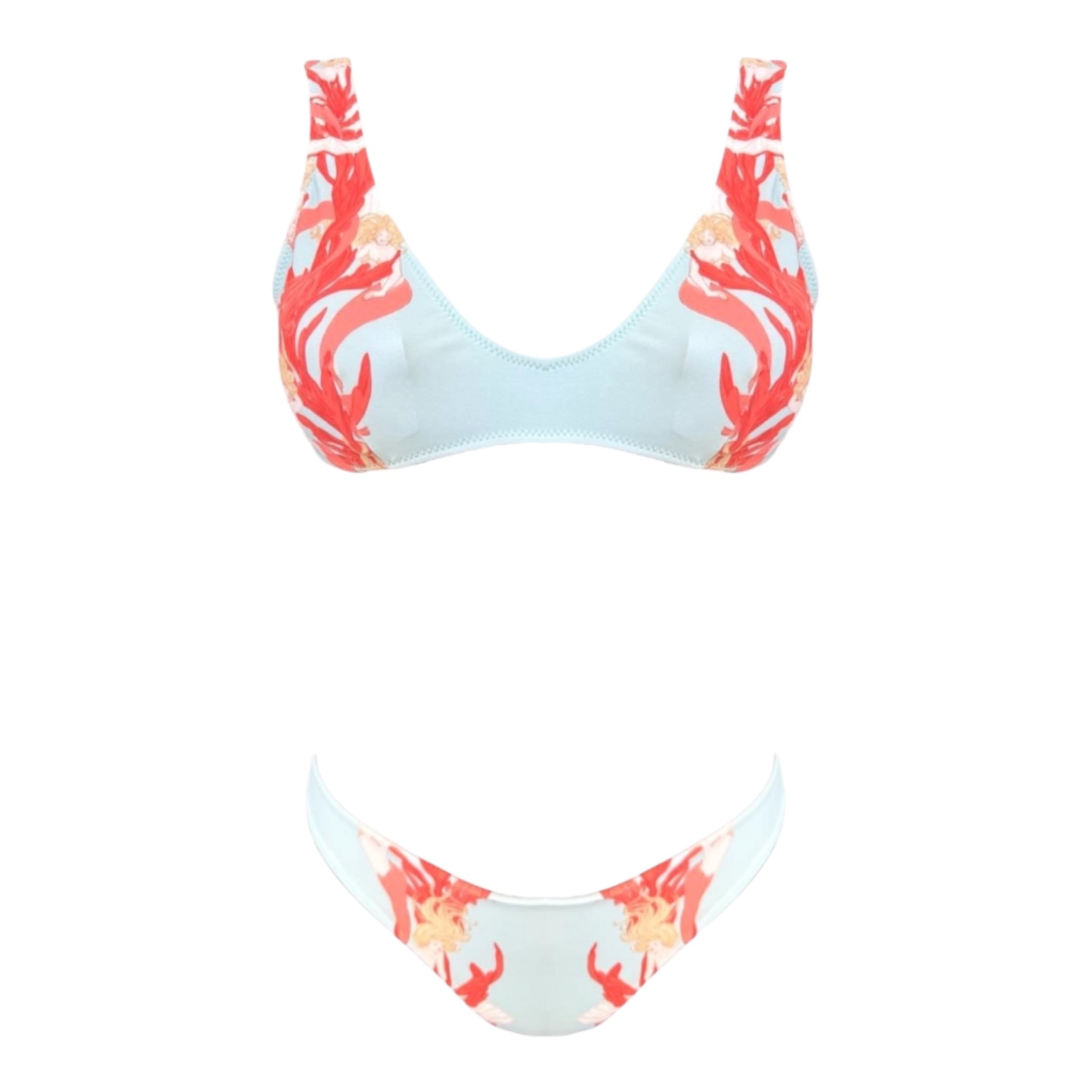 Bikini con top bralette fantasia Clara Aestas