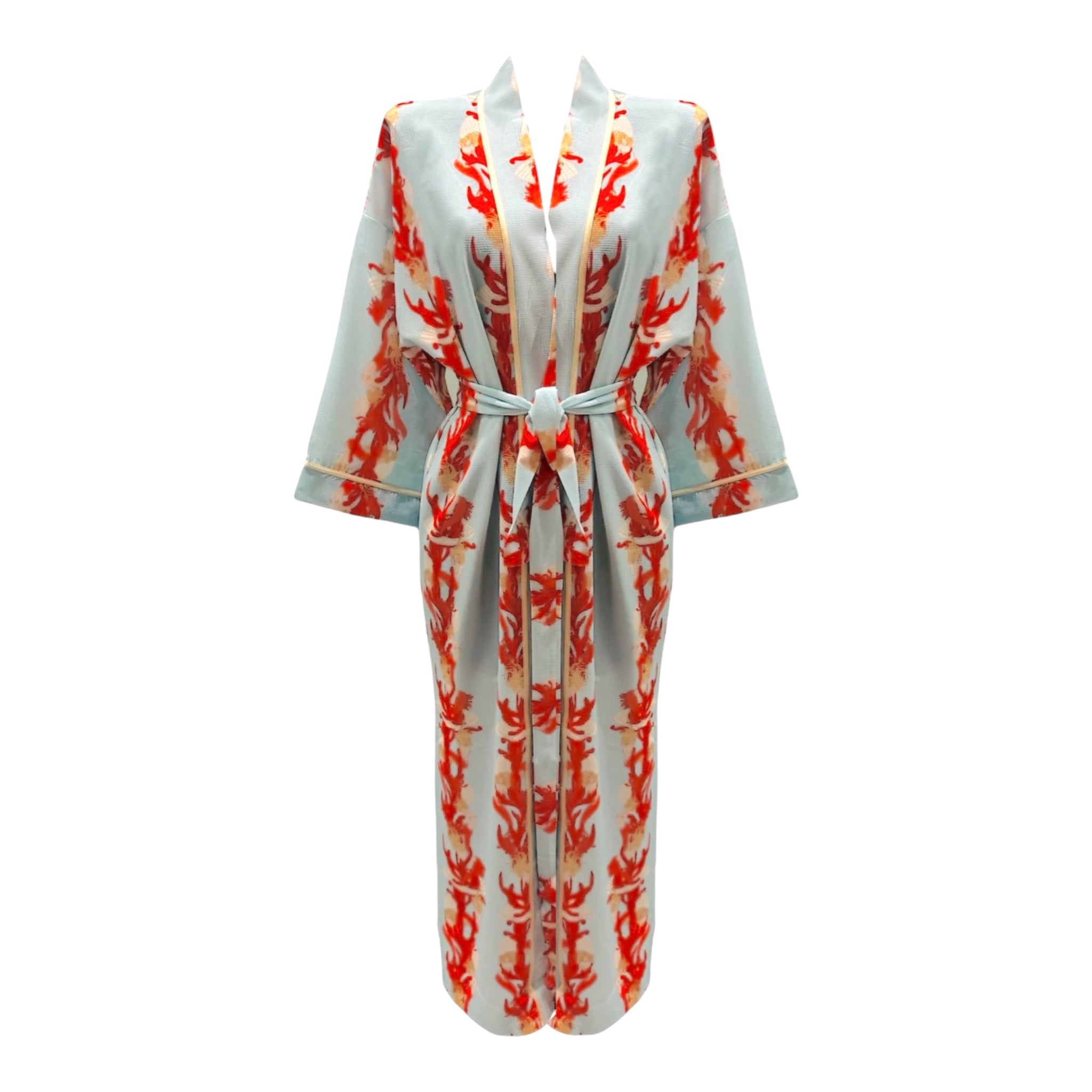 Kimono in chiffon fantasia Clara Aestas