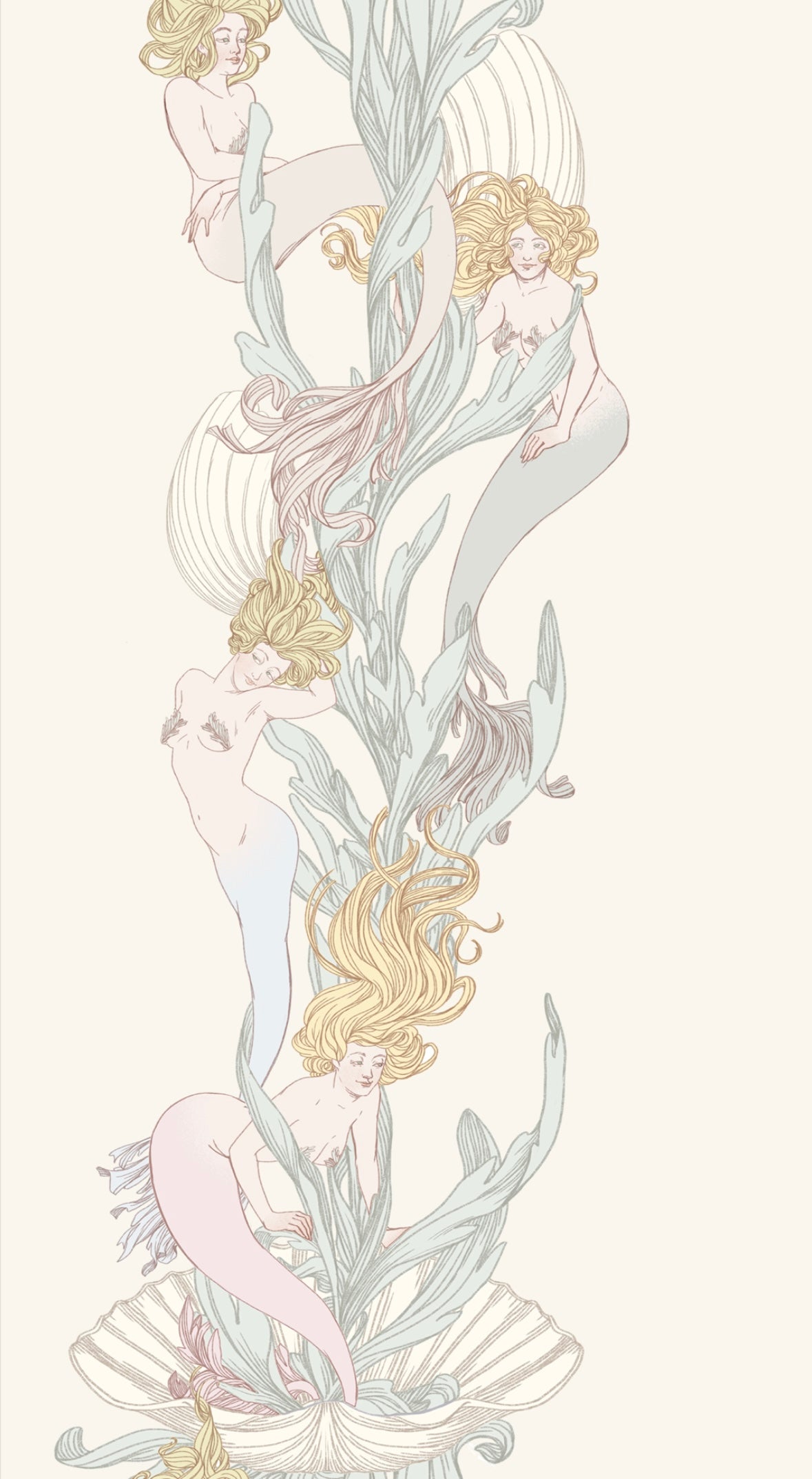 Pareo in chiffon stampato Clara Aestas