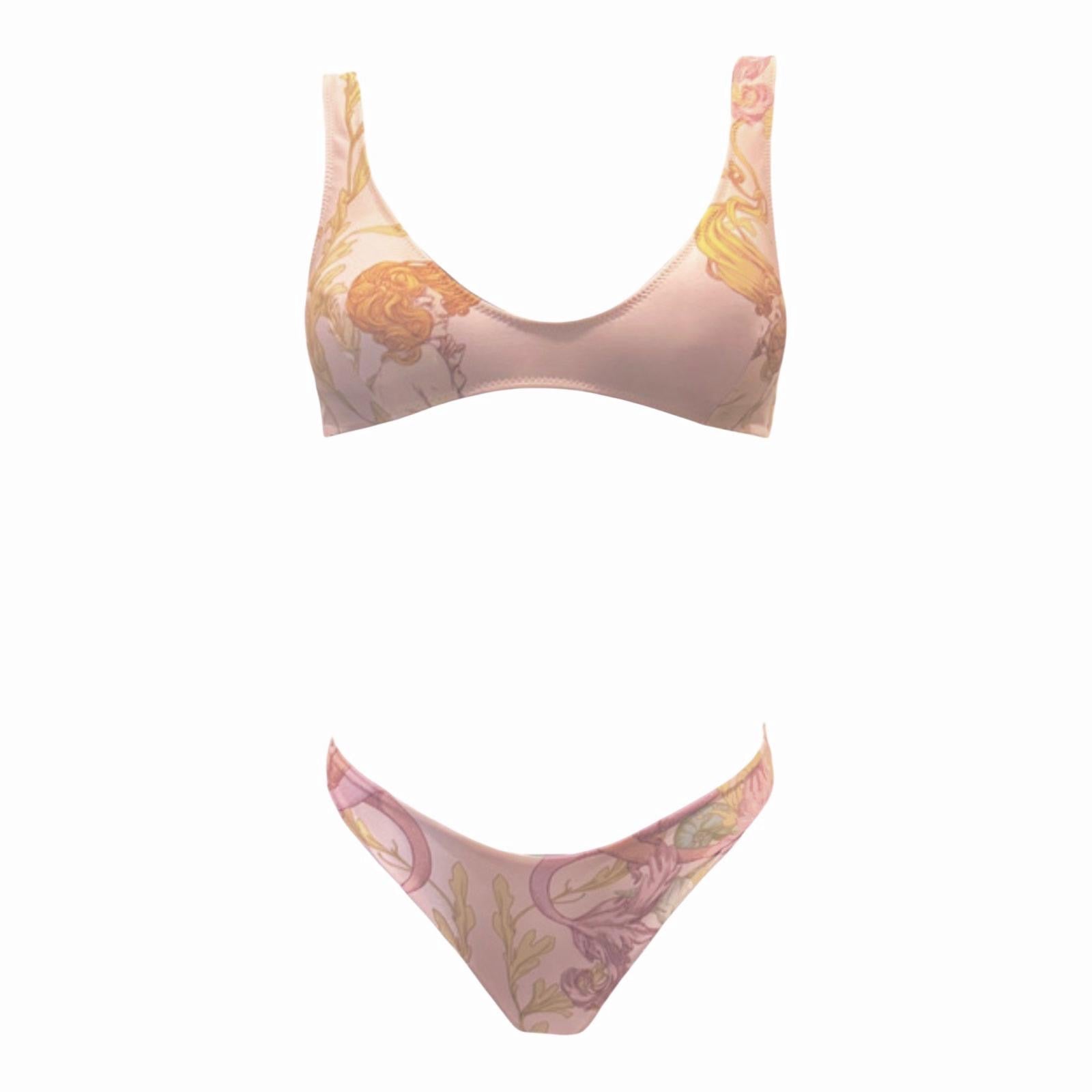 Bikini con top bralette fantasia Clara Aestas