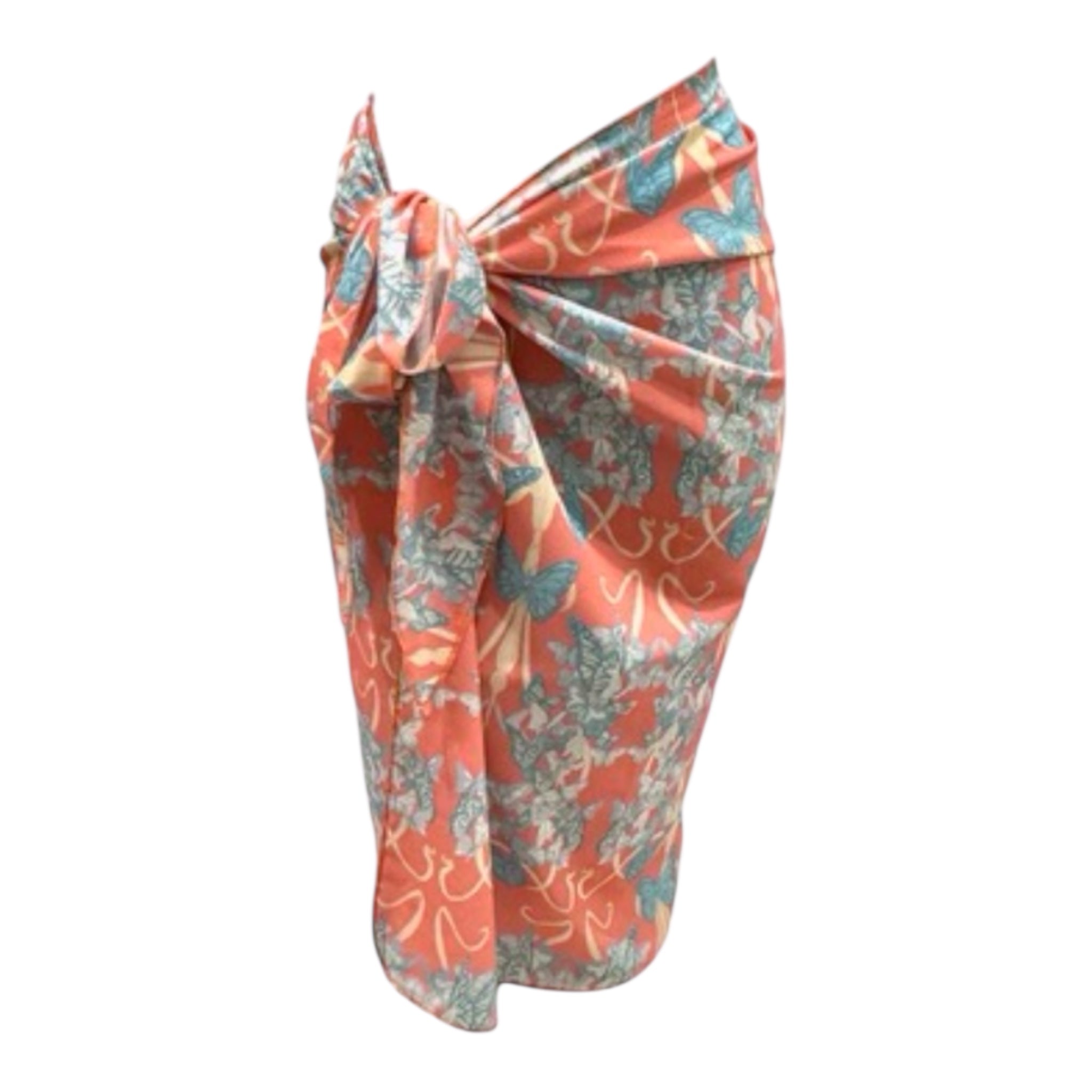 Pareo in chiffon stampato Clara Aestas