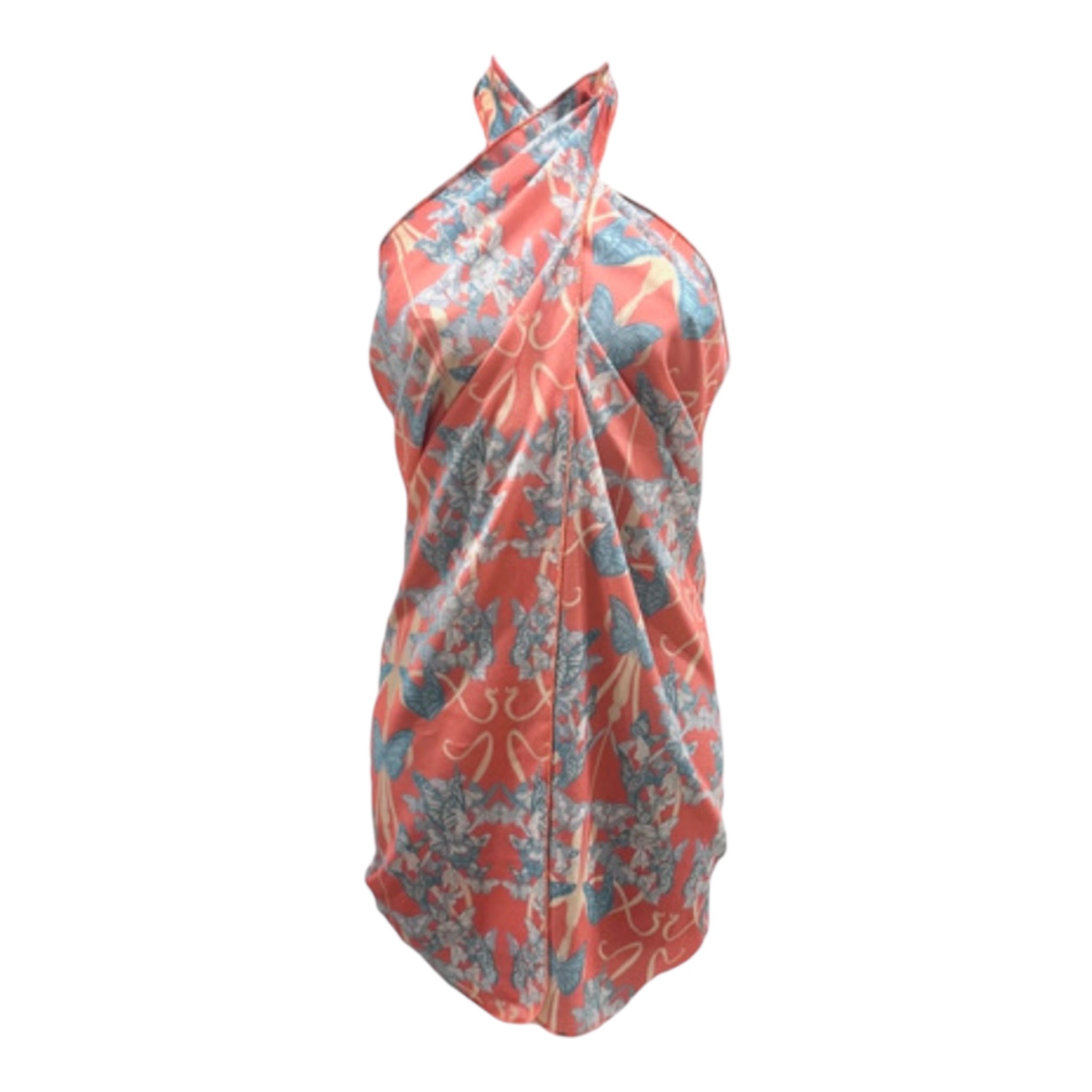 Pareo in chiffon stampato Clara Aestas