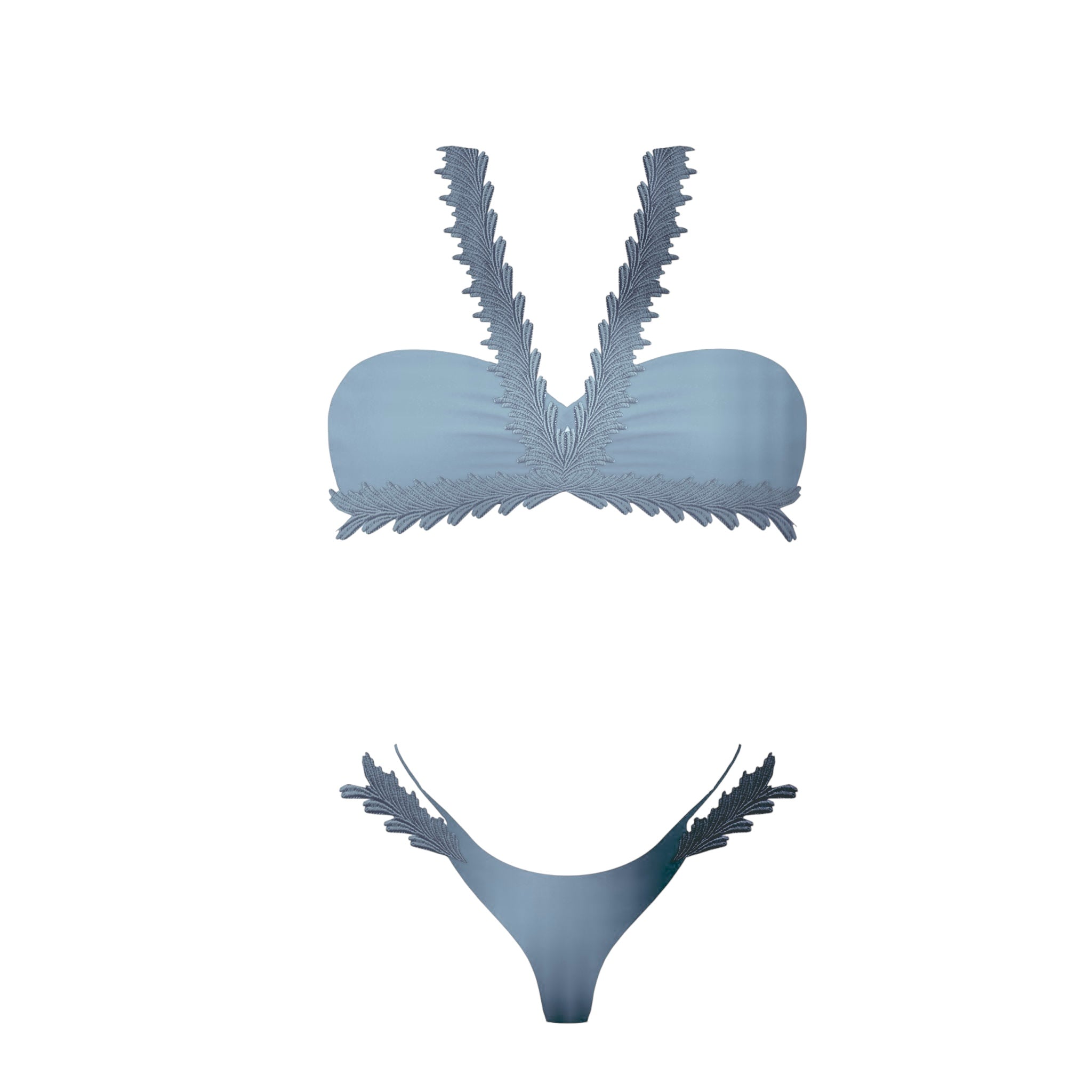 Butterfly bikini con top a fascia Clara Aestas