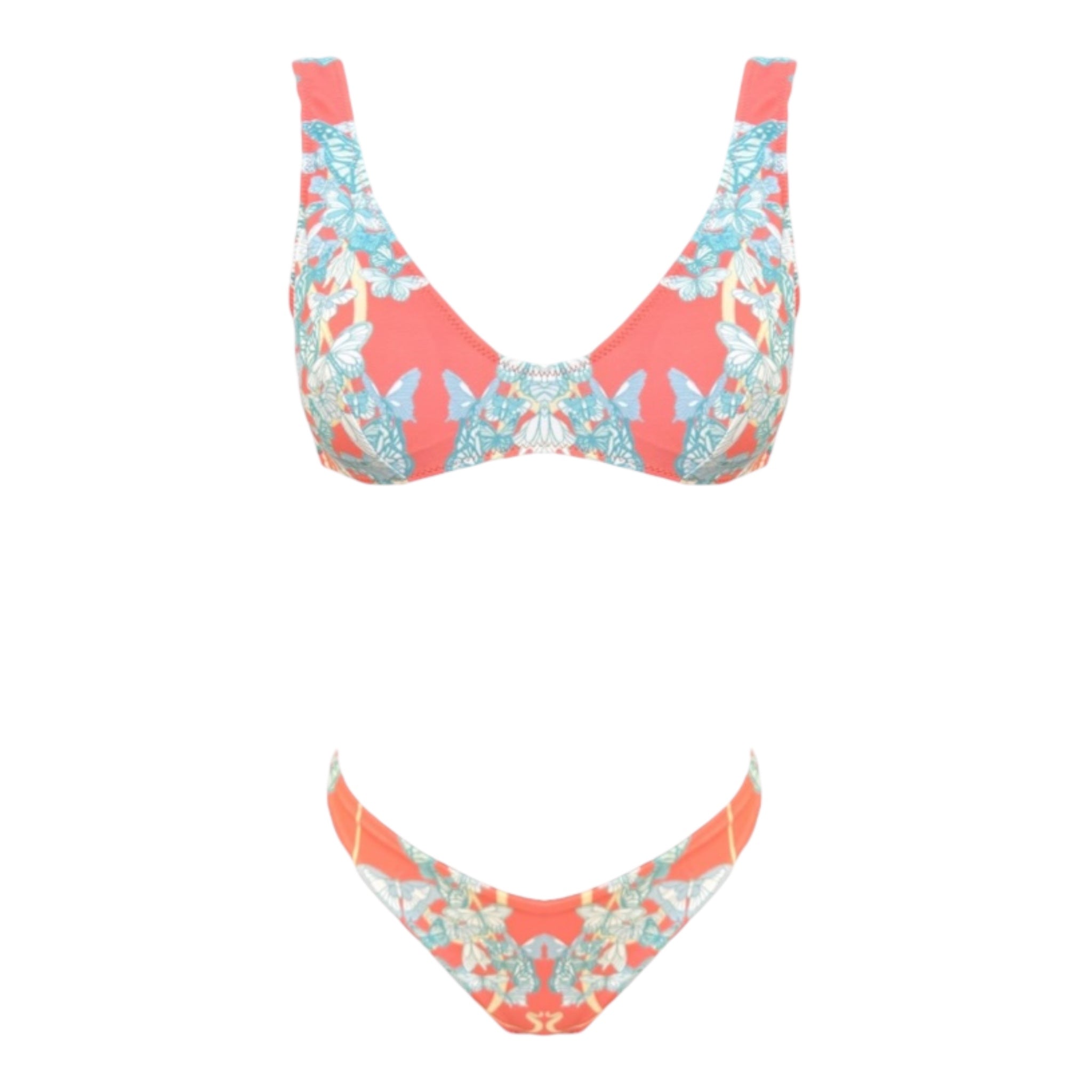 Bikini con top bralette fantasia Clara Aestas