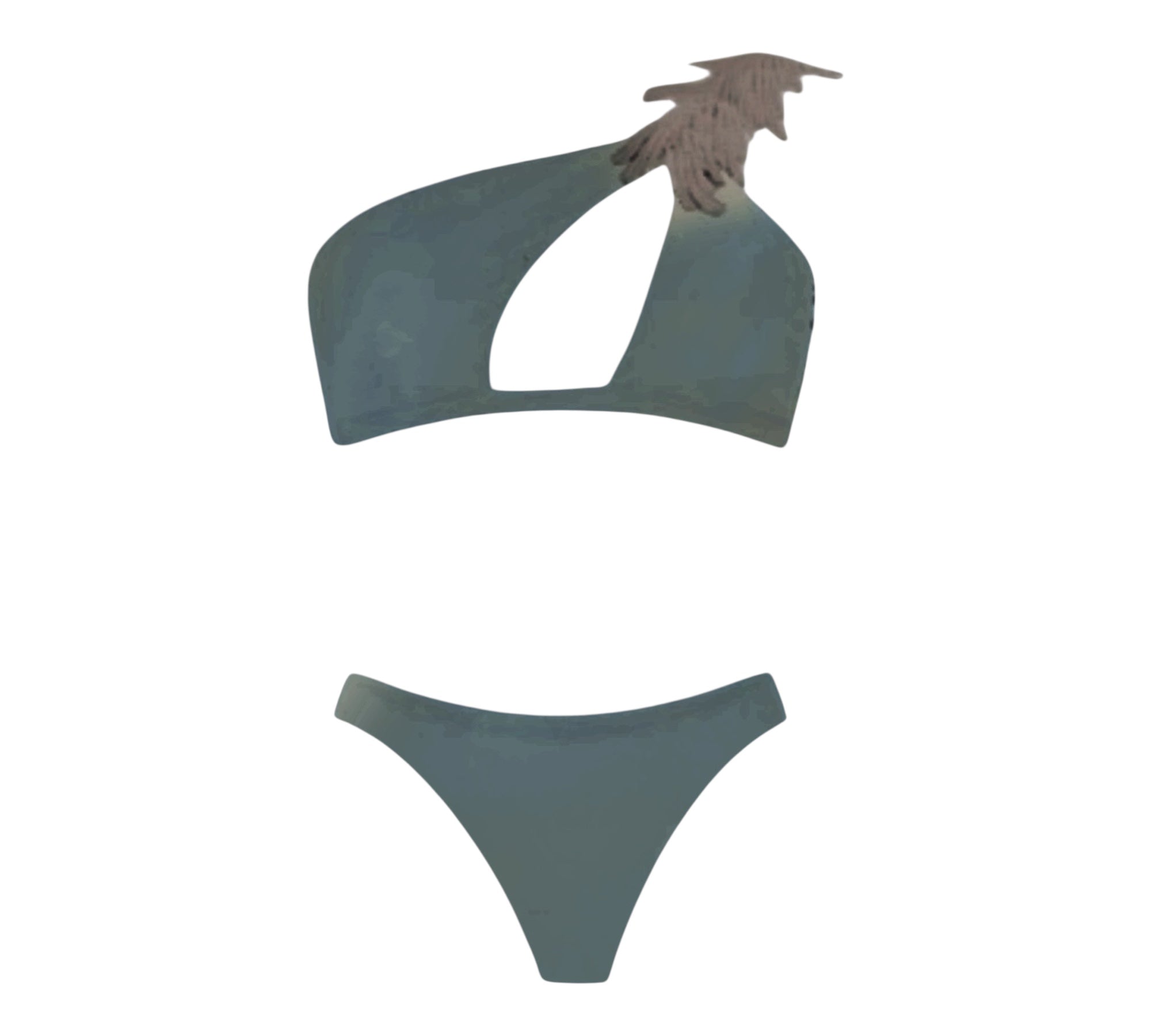 Bikini Monospalla con Pizzo Clara Aestas