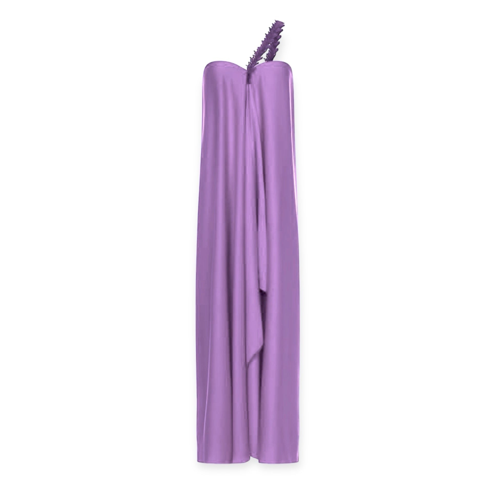 Eneide abito lungo satinato Clara Aestas