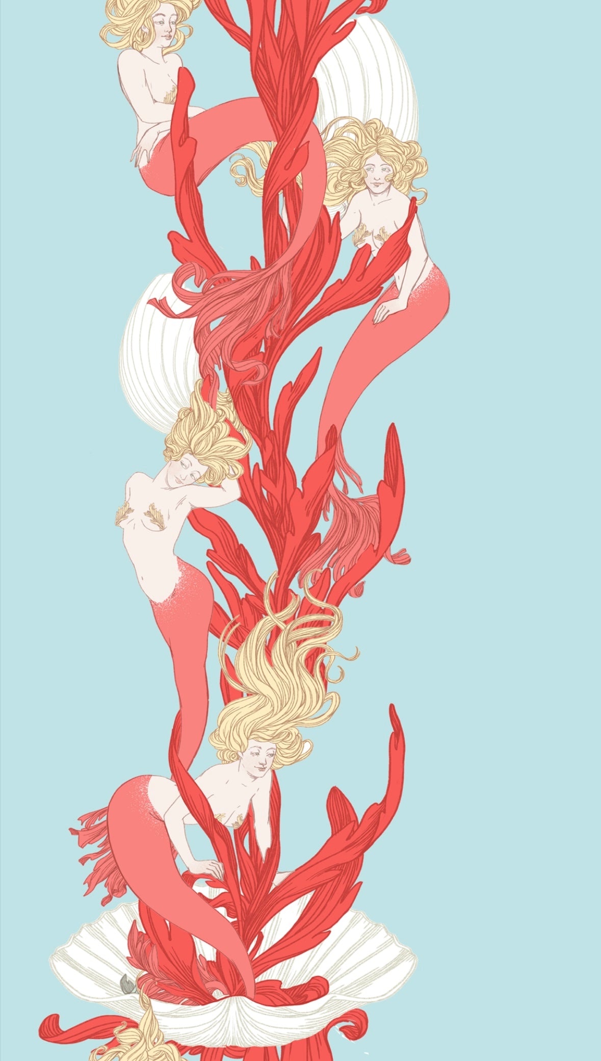 Pareo in chiffon stampato Clara Aestas