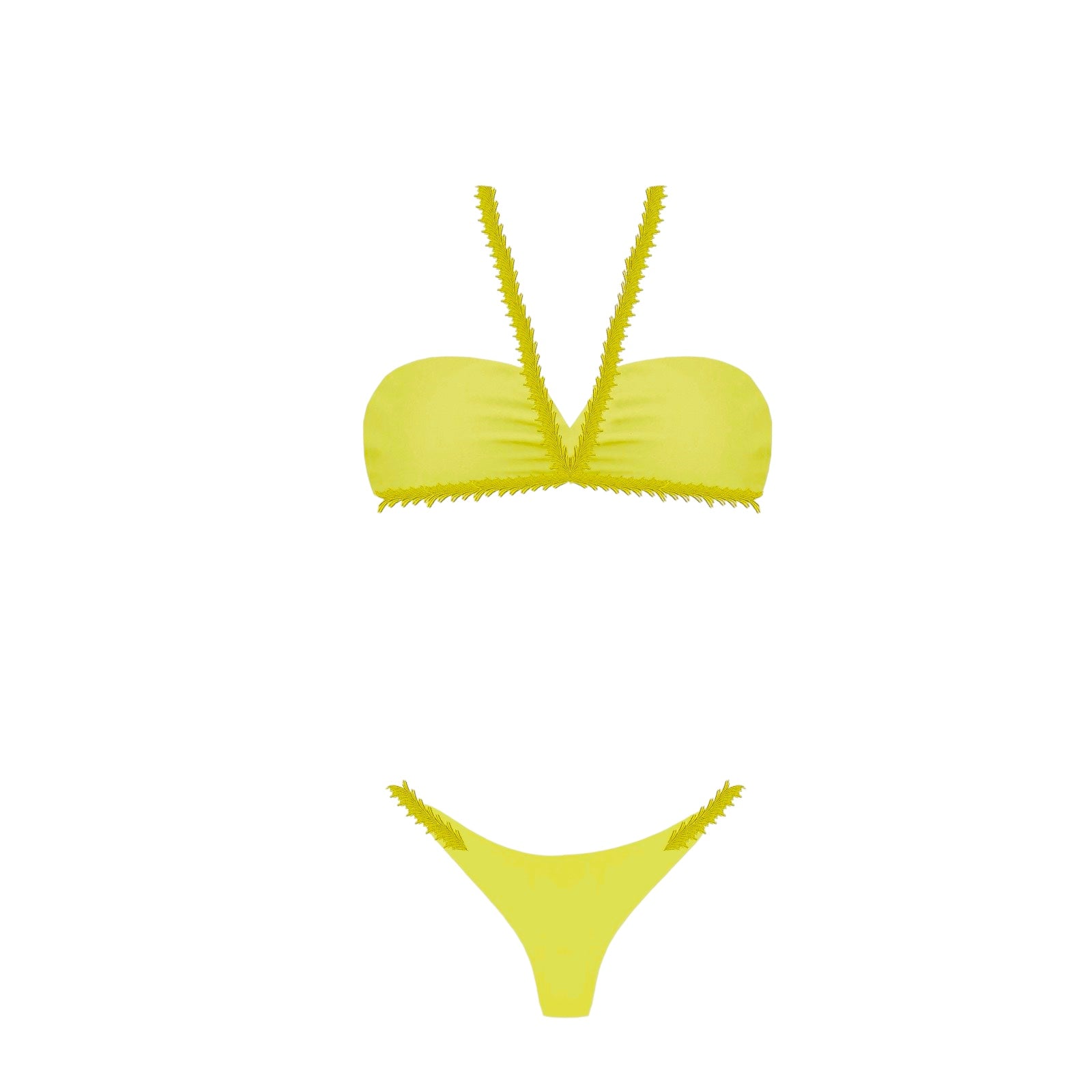 Butterfly bikini con top a fascia Clara Aestas