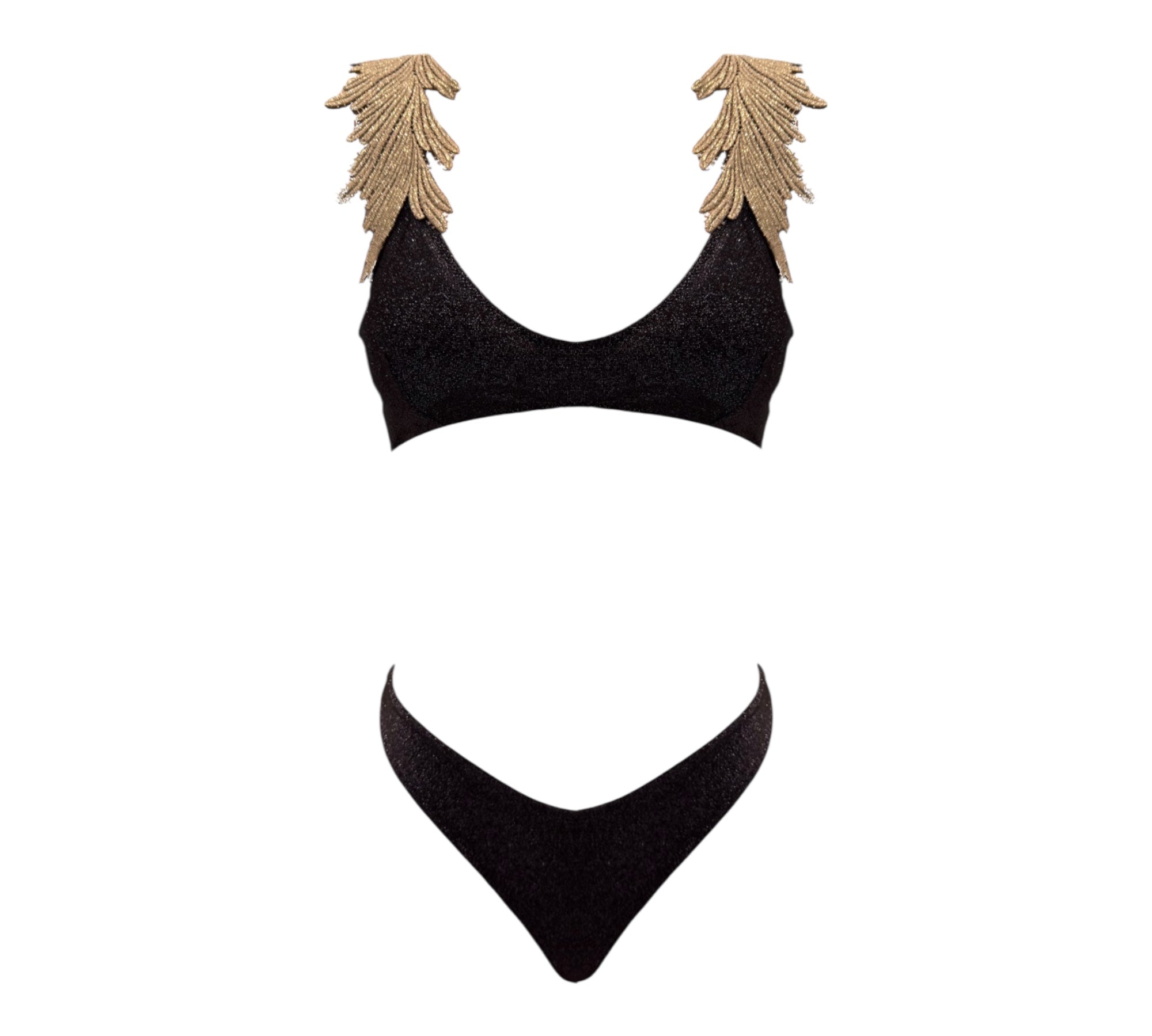 Bikini lurex Angel con top bralette Clara Aestas