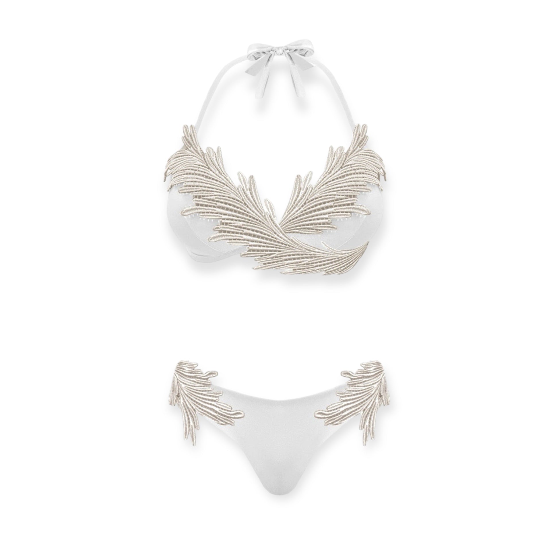 Flamingo bikini con top a triangolo Clara Aestas