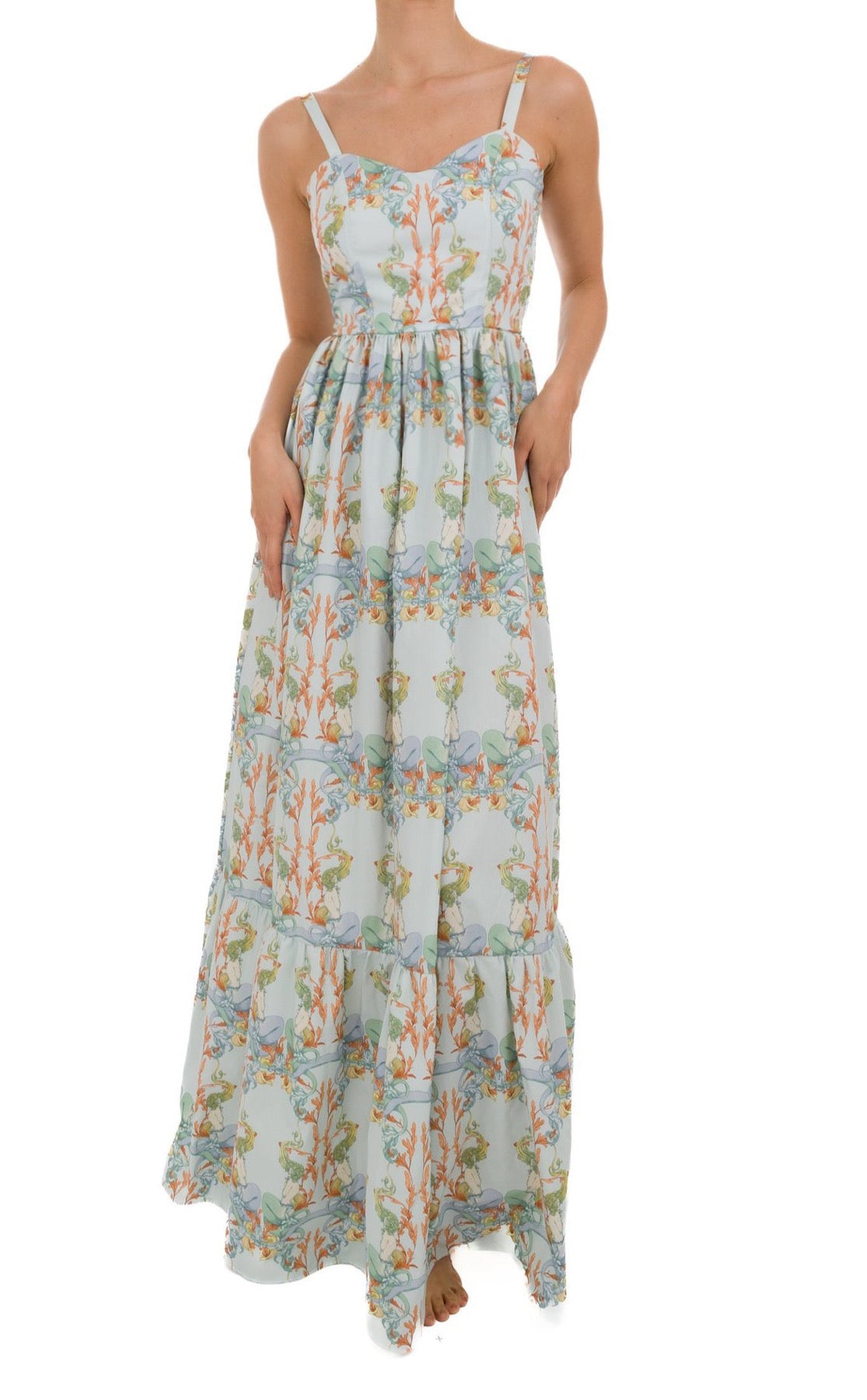 Abito lungo fantasia Clara Aestas