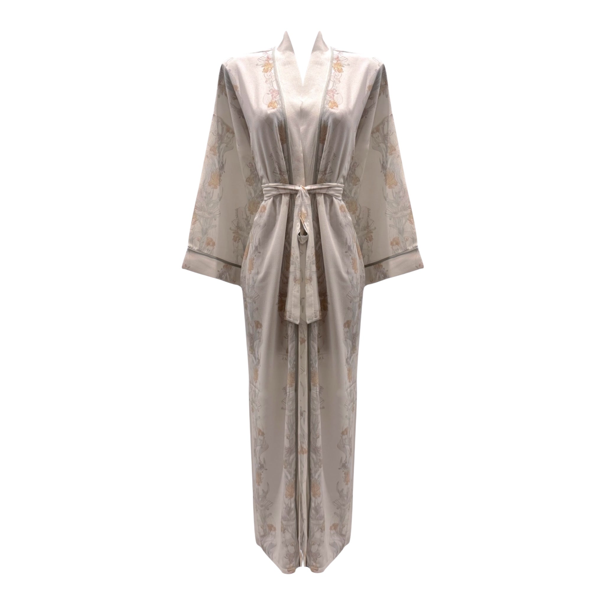 Kimono in chiffon fantasia Clara Aestas