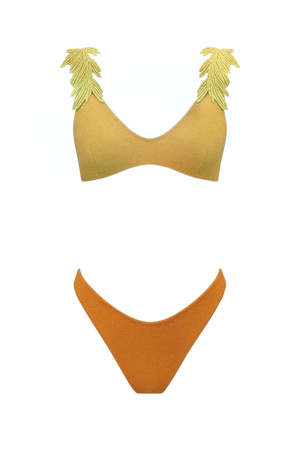 Bikini lurex Angel con top bralette Clara Aestas