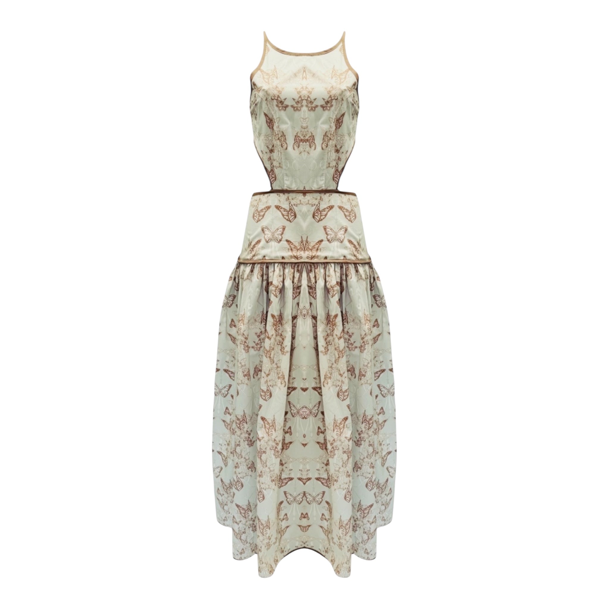 Abito in cotone fantasia cut out Clara Aestas