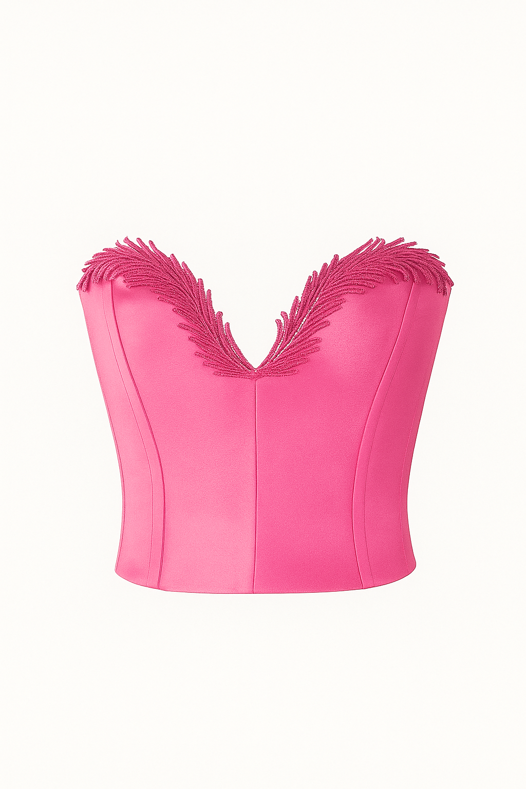 Top bustier con pizzo Clara Aestas