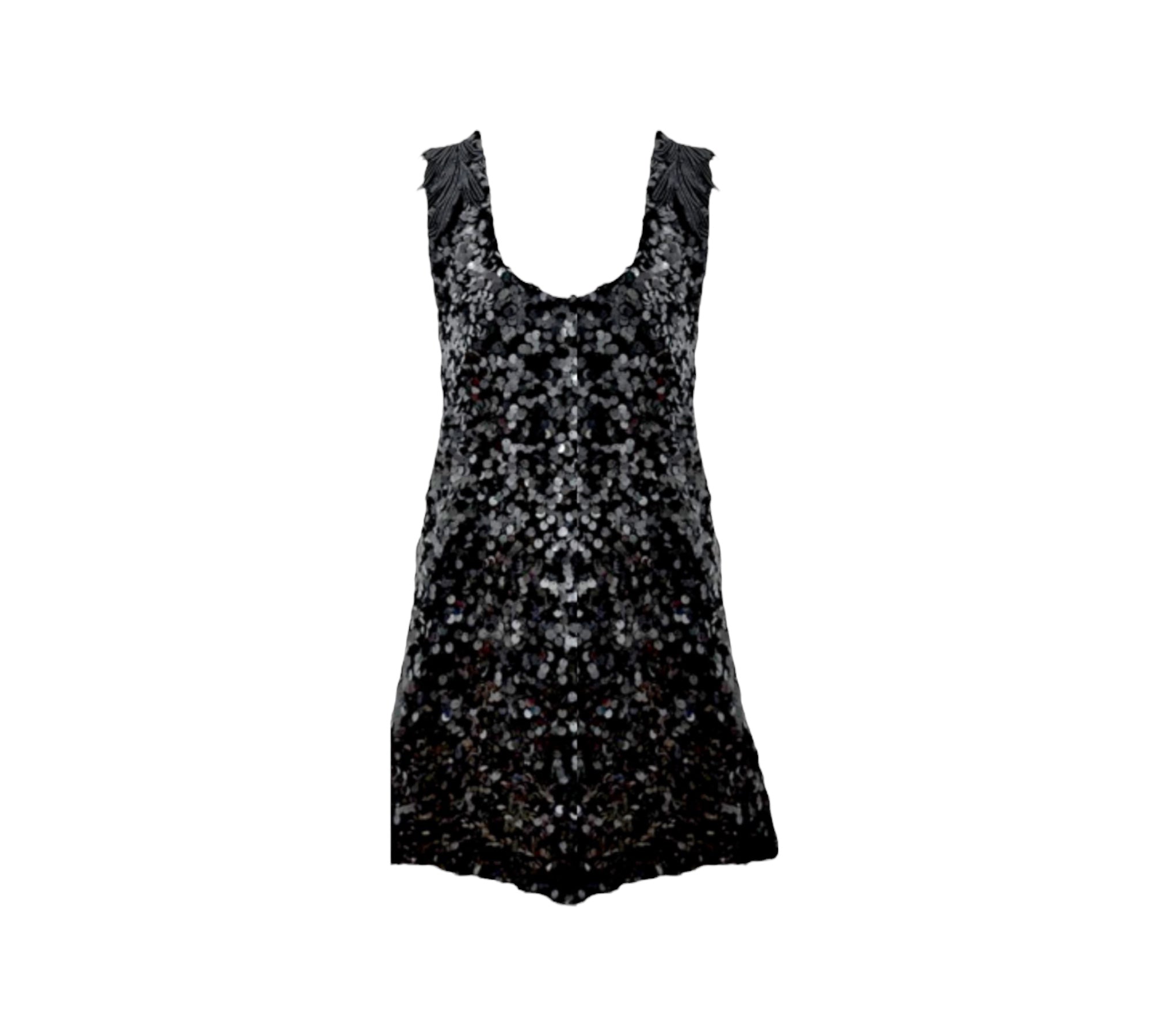 Abito in paillettes scampanato Clara Aestas