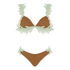 Bikini con top a triangolo e pizzo Clara Aestas