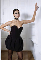 Abito bustier con scollatura a cuore Clara Aestas