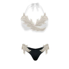 Flamingo bikini con top a triangolo Clara Aestas